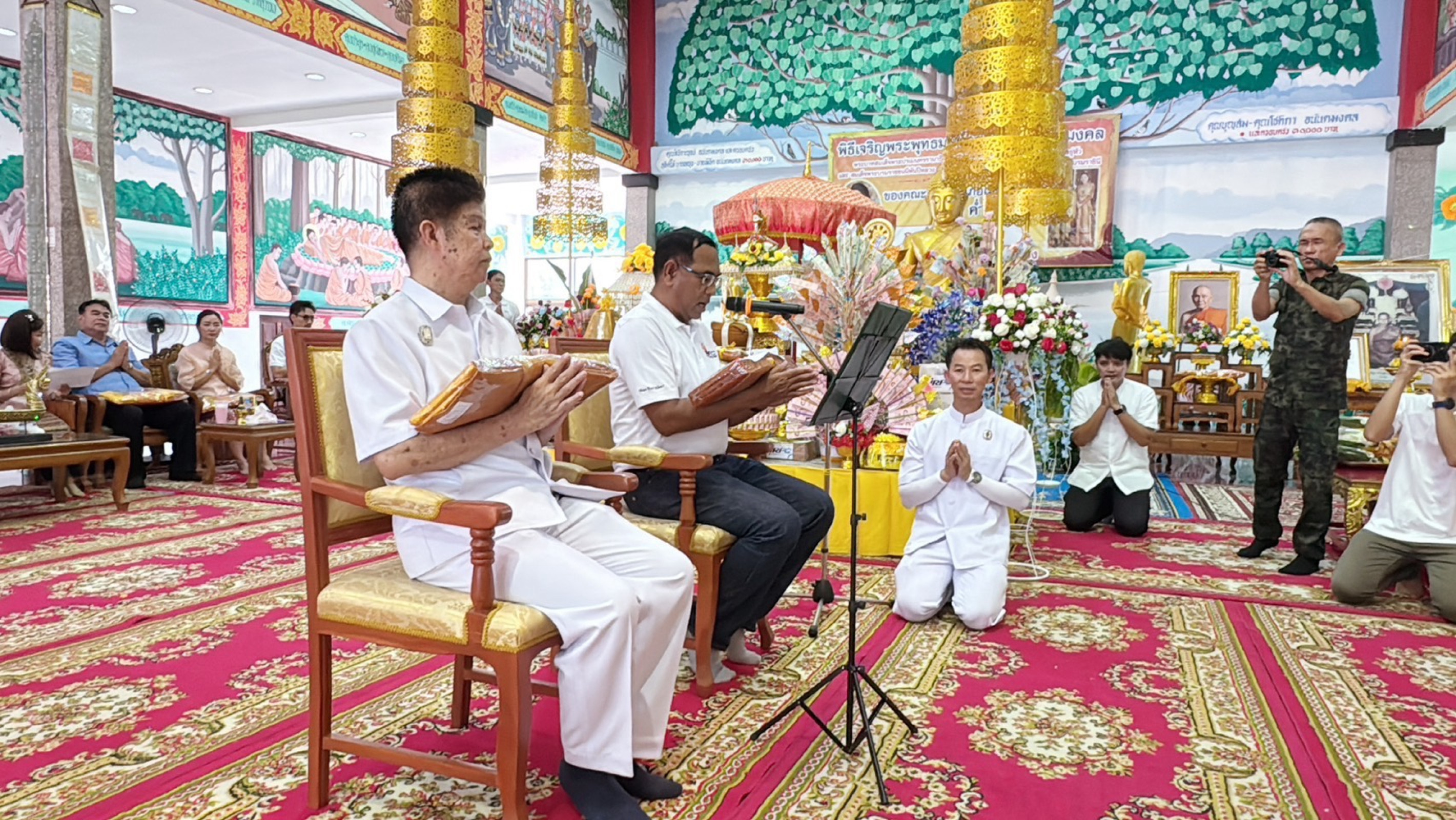 ภาพกล่าวคำถวายกฐินวัดปลวกเกตุ