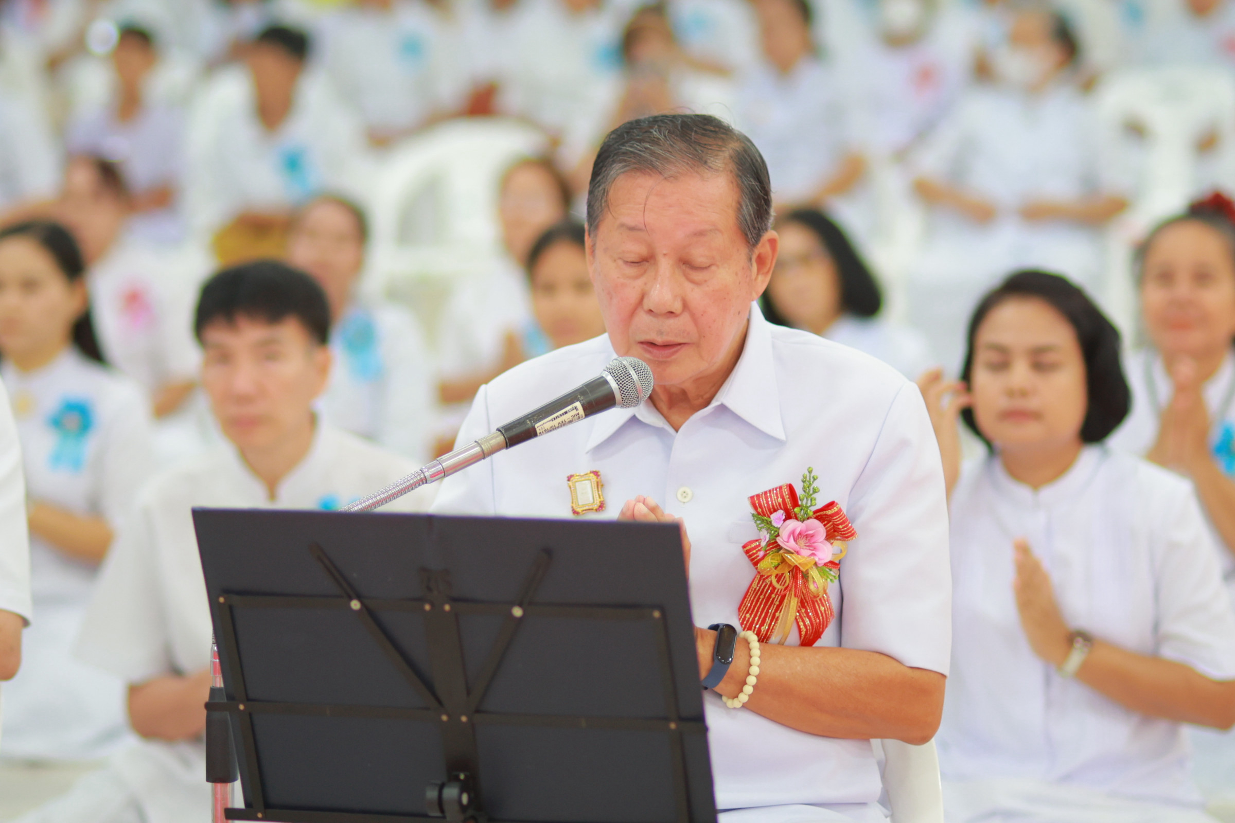 ภาพกล่าวคำถวายกฐินศูนย์ปฏิบัติธรรมจังหวัดระยอง (เขาช่องลม)