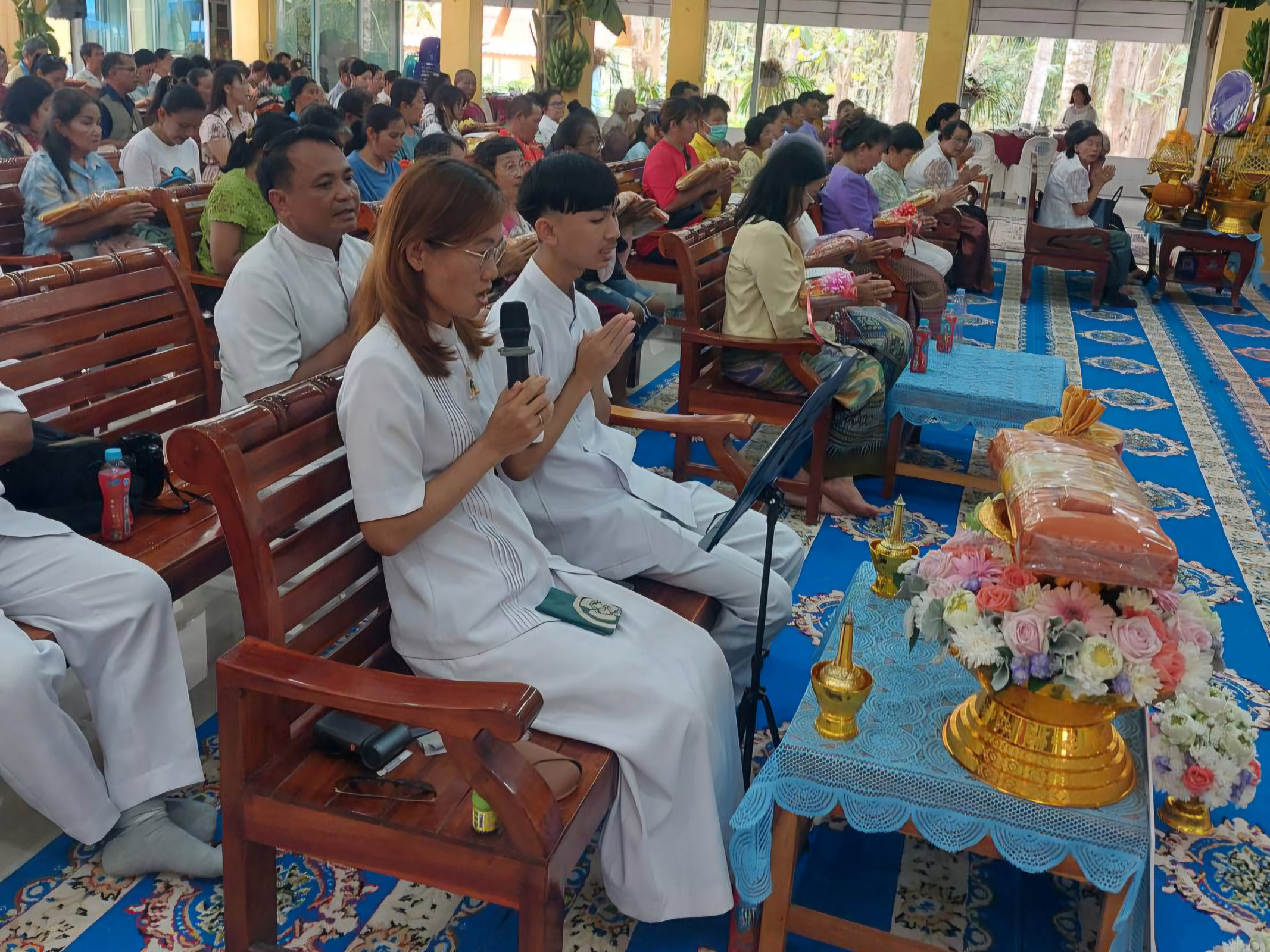 ภาพกล่าวคำถวายกฐินวัดเขาตาอิ๋น