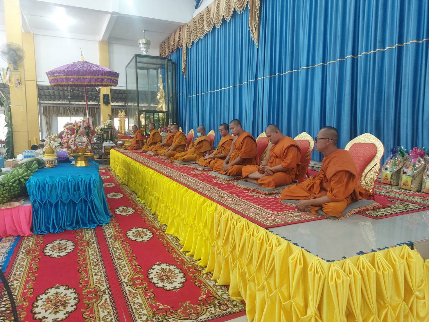 ภาพร่วมพิธีกรรมวัดเขาตาอิ๋น