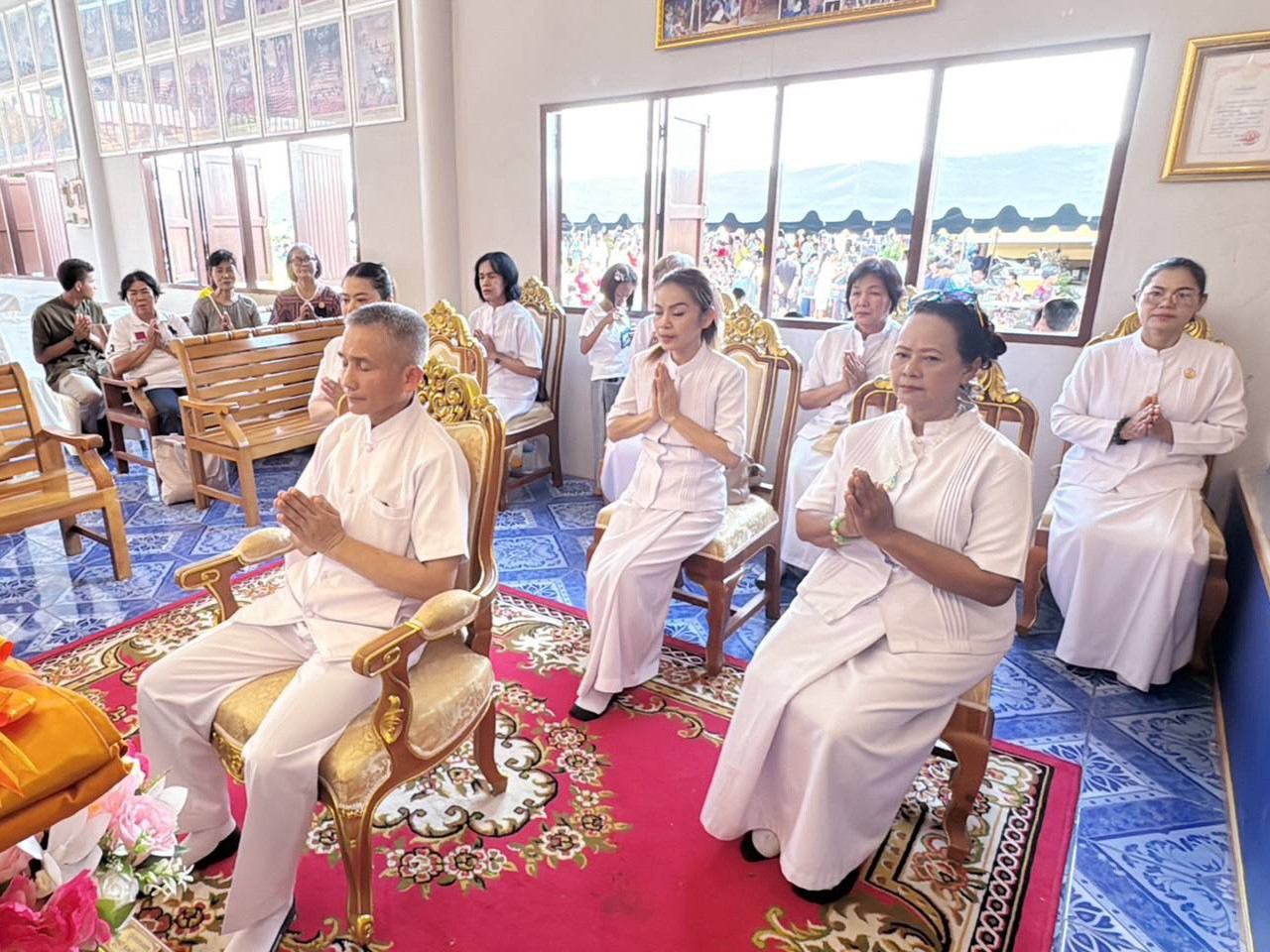 ภาพร่วมพิธีกรรมวัดคลองน้ำดำ