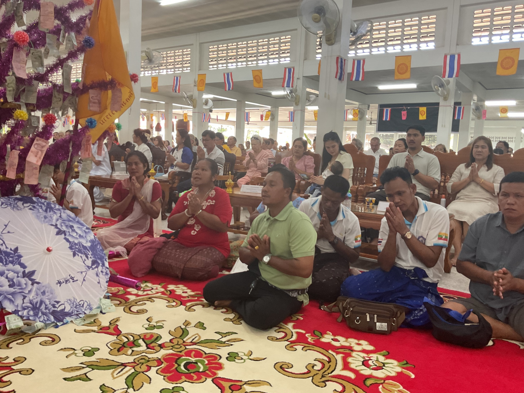 ภาพร่วมพิธีกรรมวัดคงคาวราราม