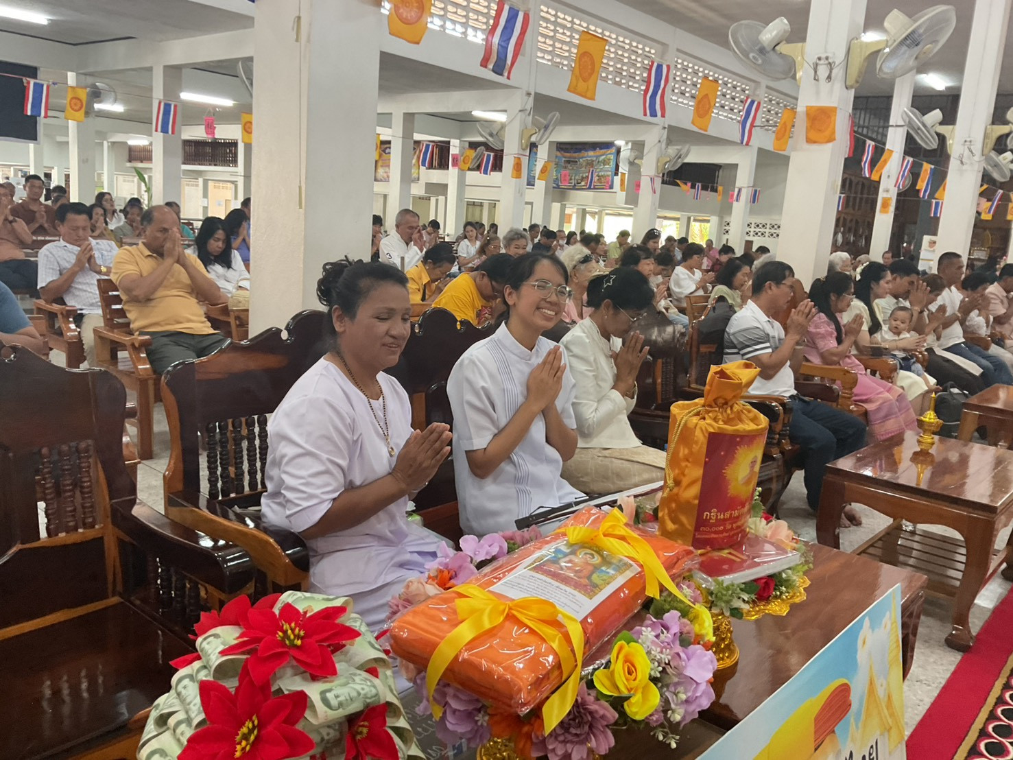 ภาพร่วมพิธีกรรมวัดคงคาวราราม