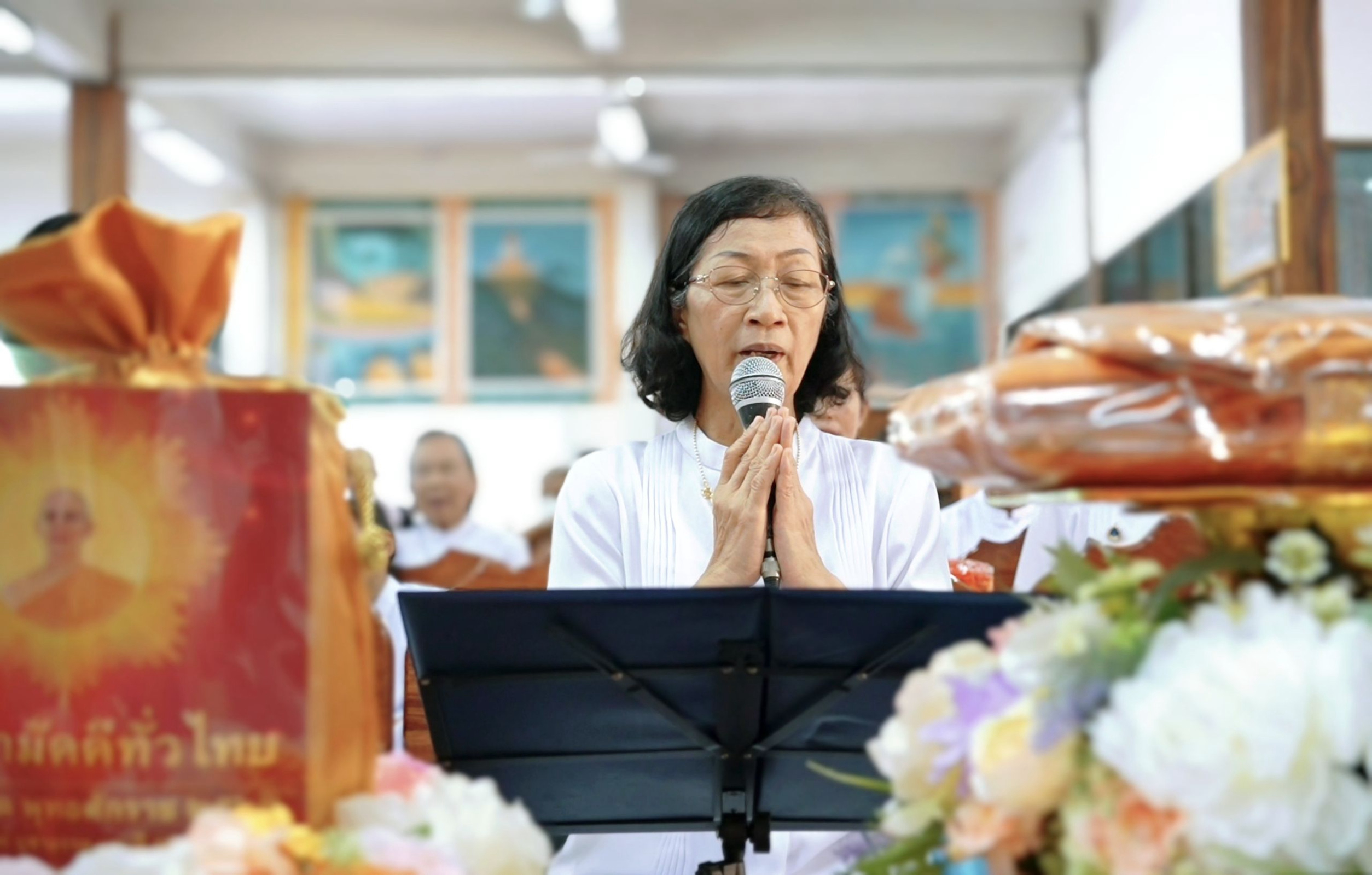 ภาพกล่าวคำถวายกฐินวัดหนองผักหนาม