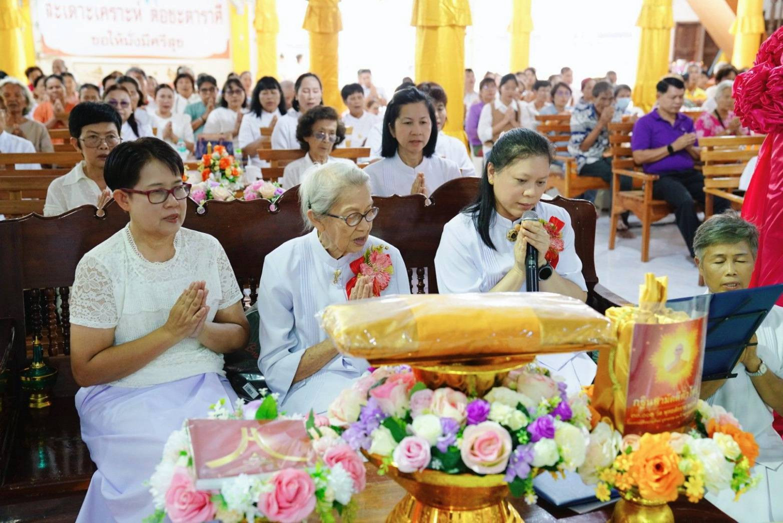 ภาพกล่าวคำถวายกฐินวัดบึงต้นชัน