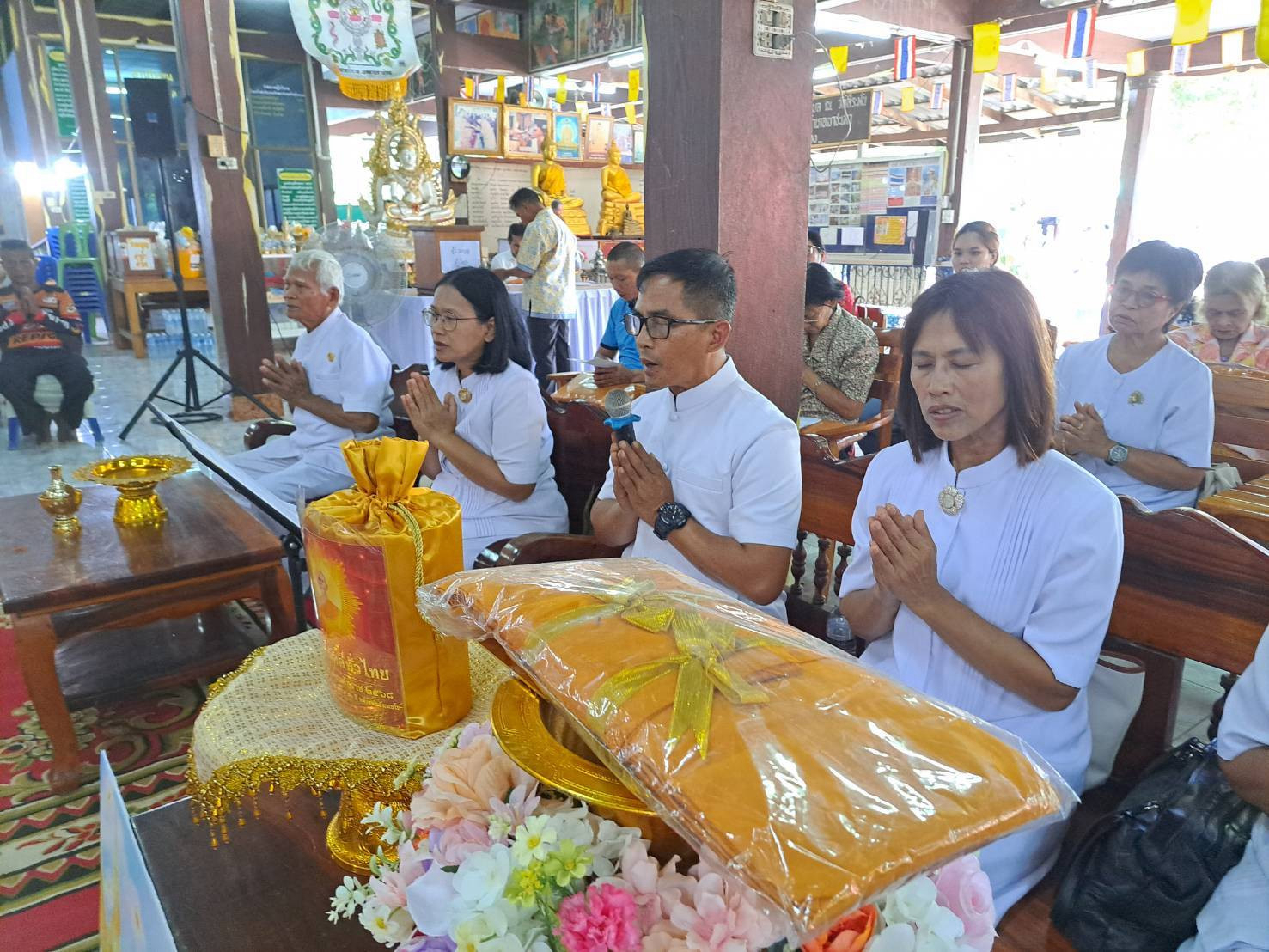 ภาพกล่าวคำถวายกฐินวัดสีระมัน