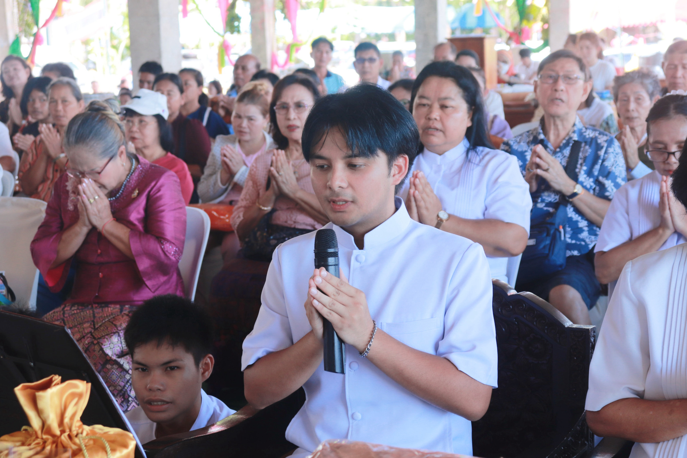 ภาพกล่าวคำถวายกฐินวัดยางเอน