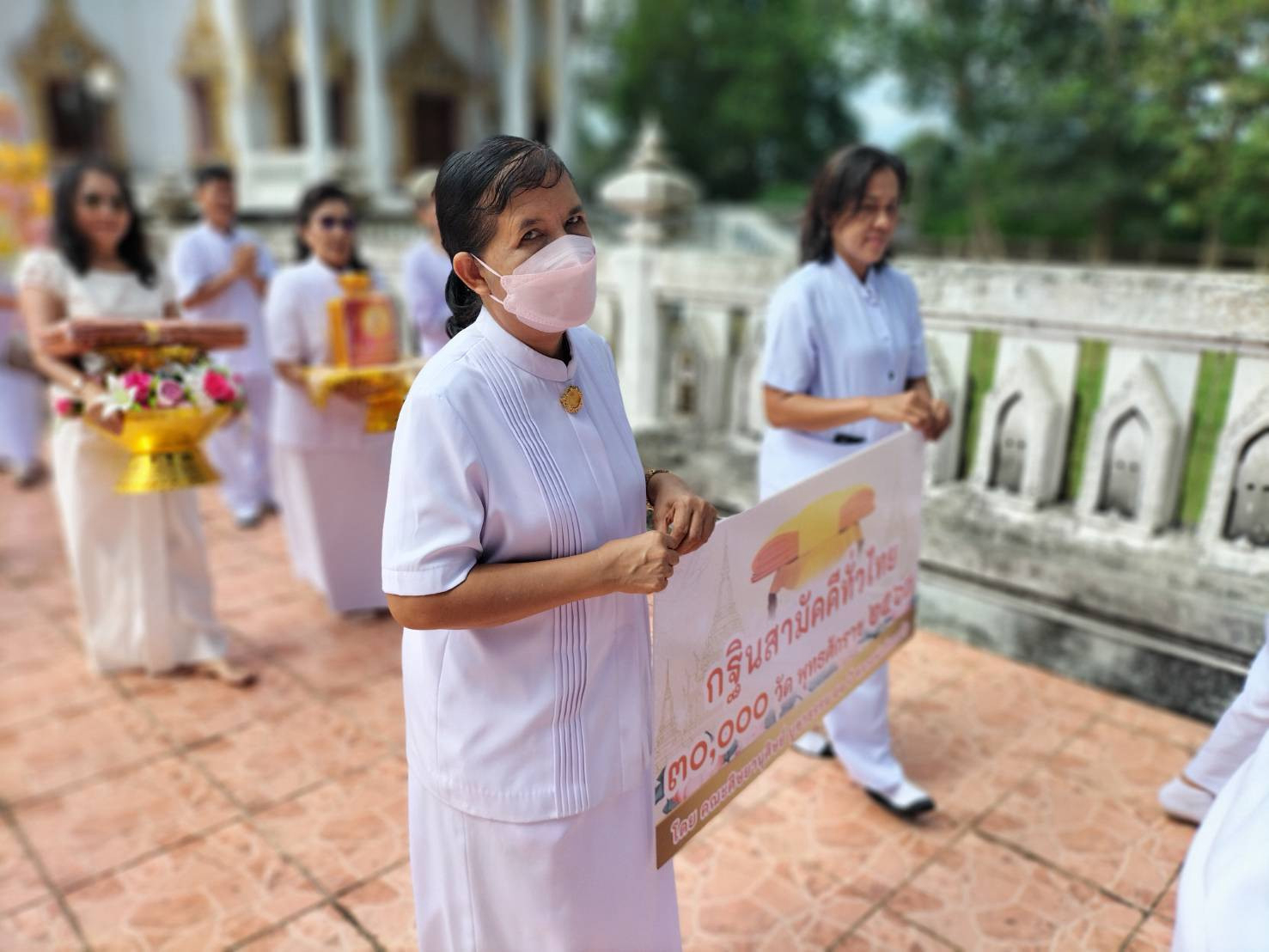 ภาพร่วมพิธีกรรมวัดหนองน้ำขุ่น