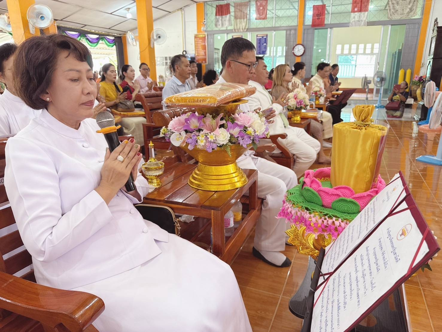 ภาพกล่าวคำถวายกฐินวัดเขาช่องพริ้ง