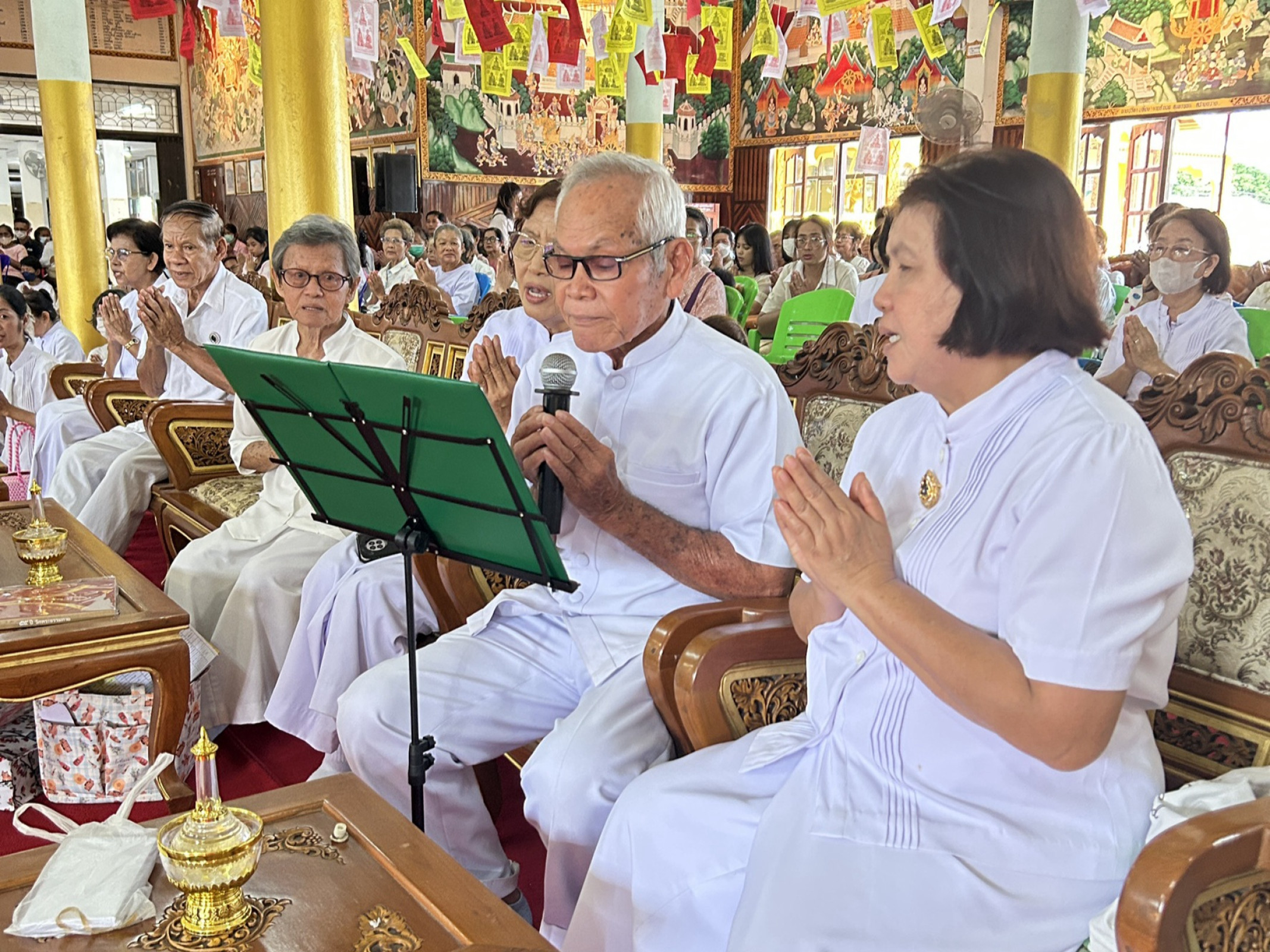 ภาพกล่าวคำถวายกฐินวัดนาตาขวัญ