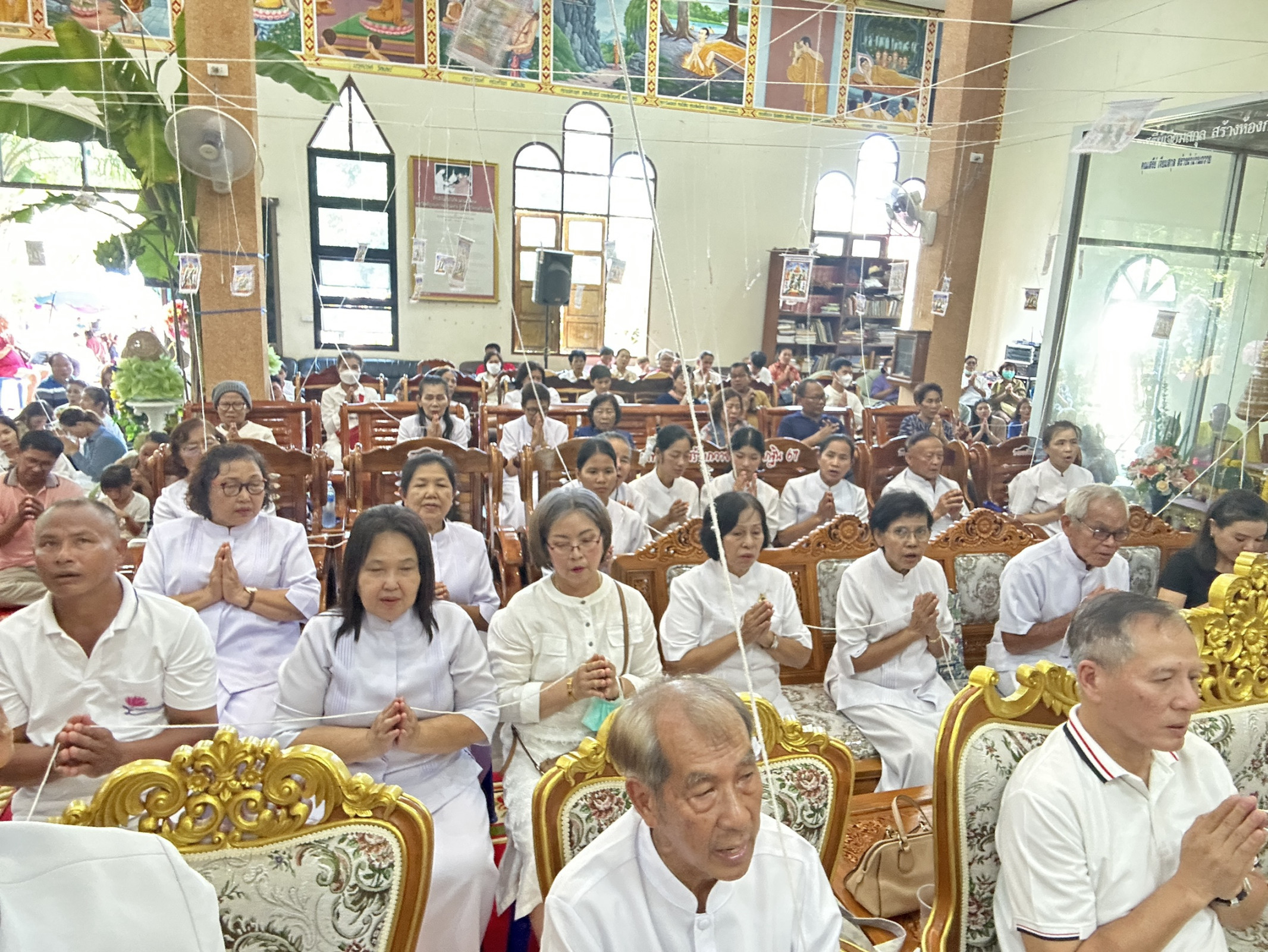 ภาพร่วมพิธีกรรมวัดจุฬามุนี