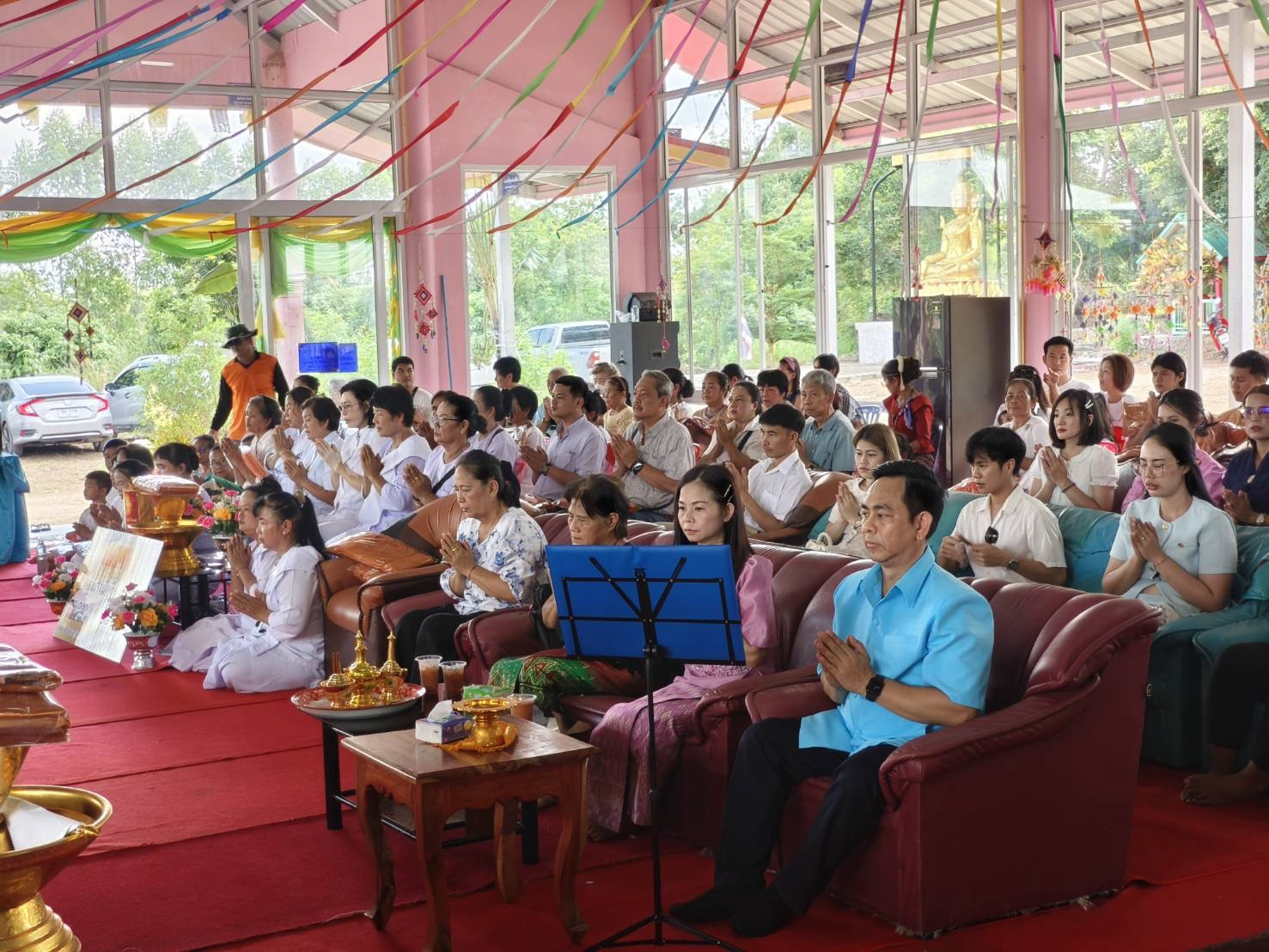 ภาพร่วมพิธีกรรมวัดซับเกษมพัฒนา