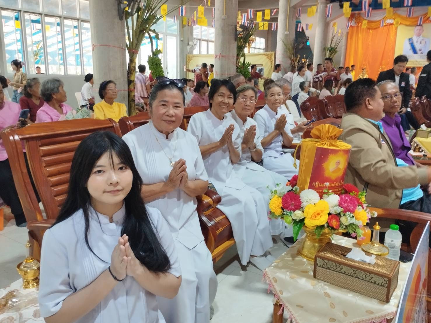 ภาพร่วมพิธีกรรมวัดเหล่าอ้อย