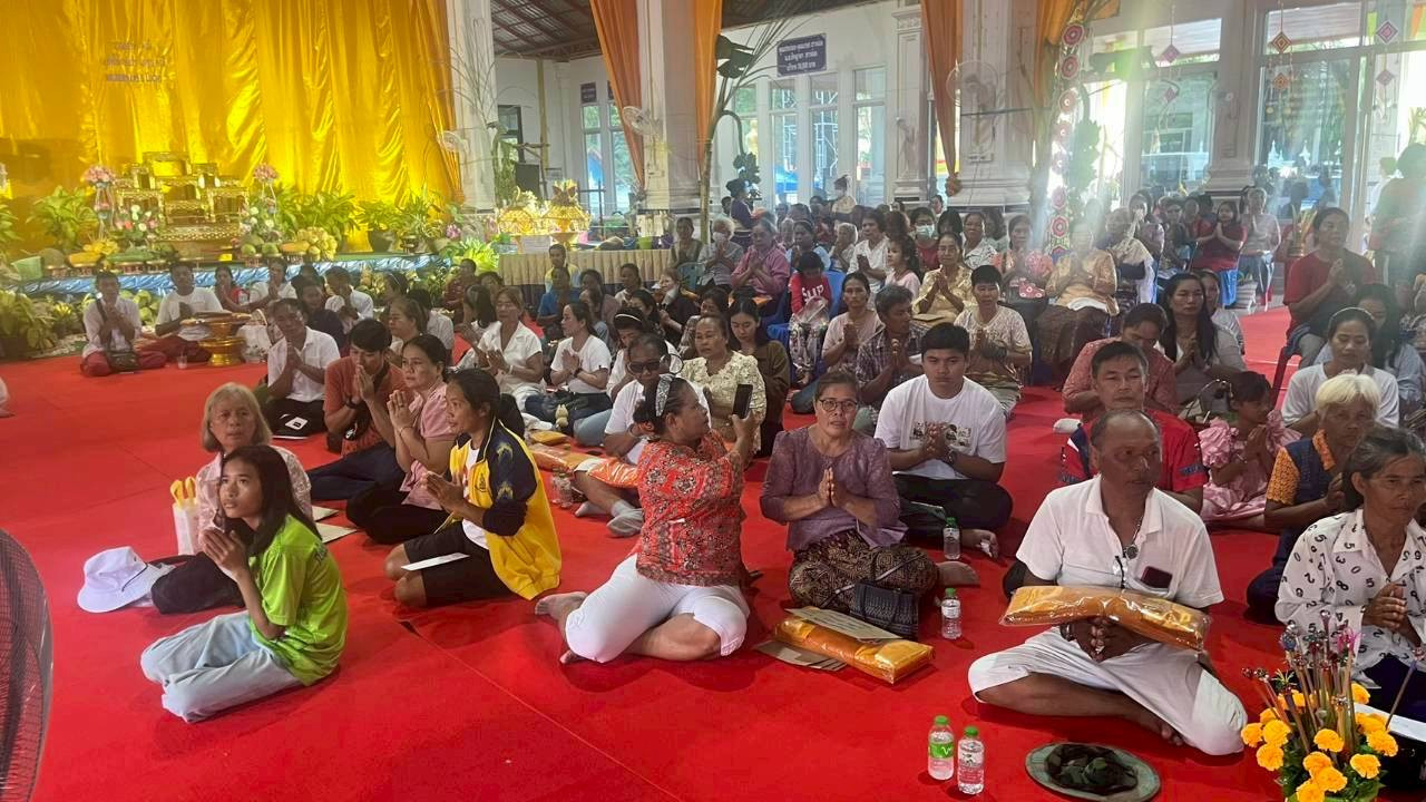 ภาพร่วมพิธีกรรมวัดท่ามะตูม