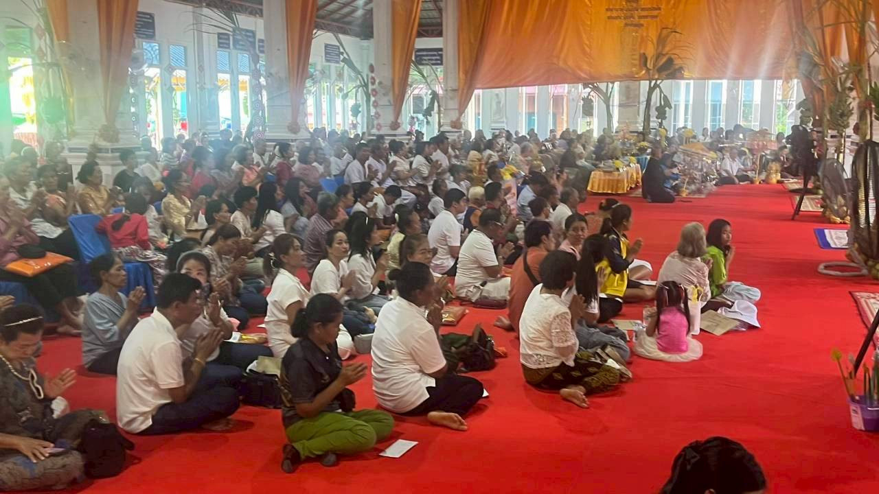 ภาพร่วมพิธีกรรมวัดท่ามะตูม