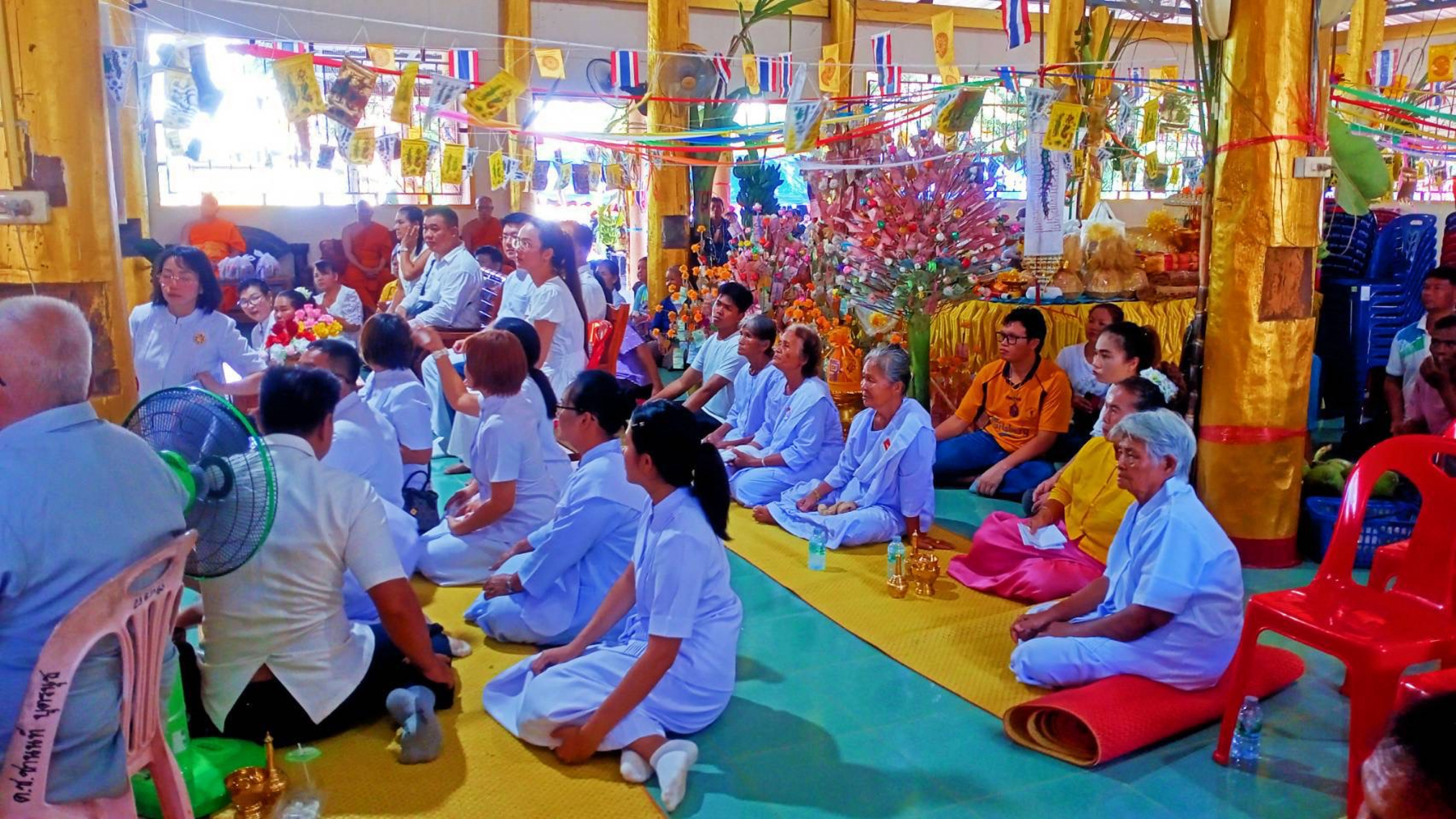 ภาพร่วมพิธีกรรมวัดท่าผักชี