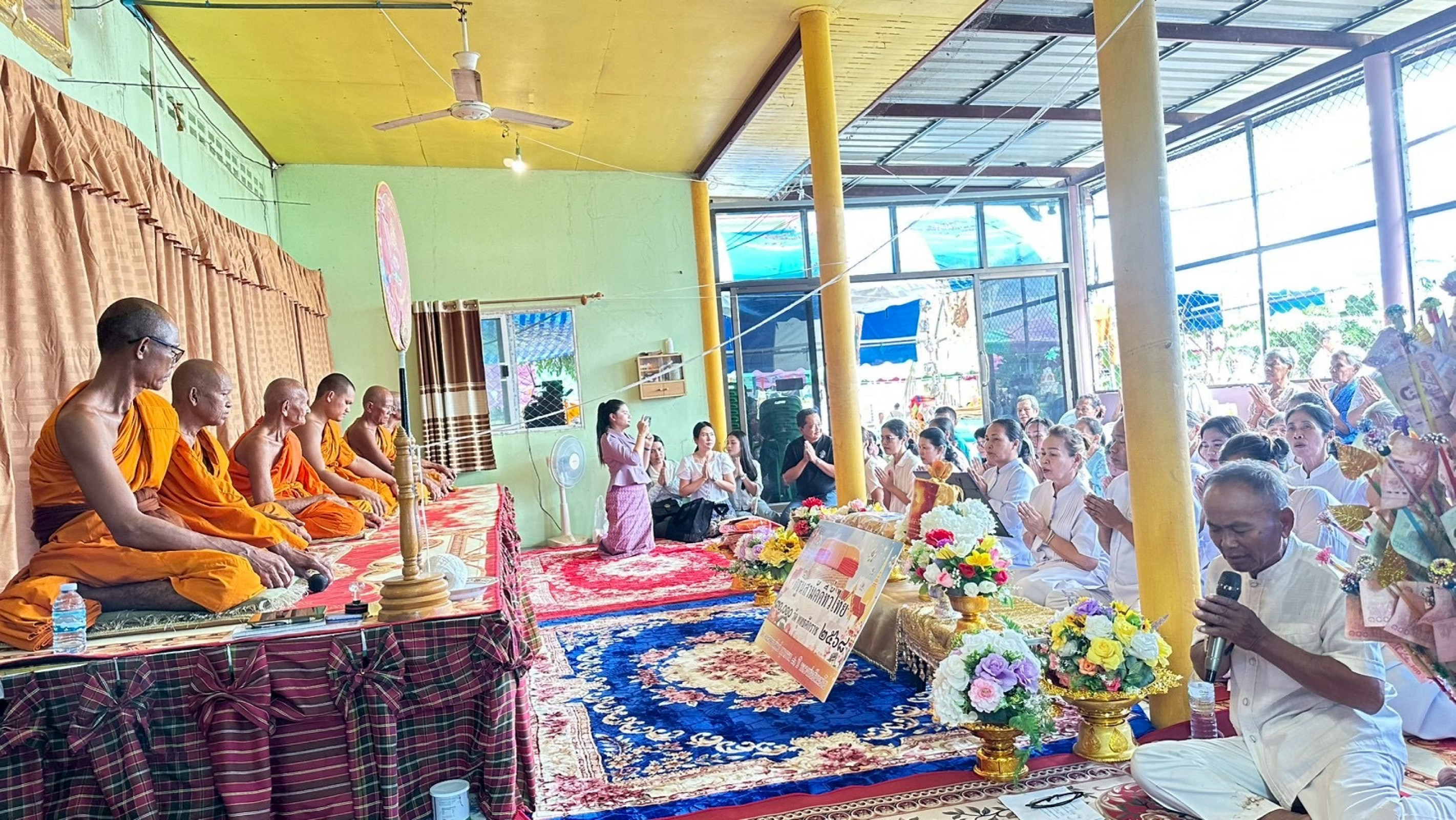 ภาพร่วมพิธีกรรมวัดใหม่ไทยถาวร