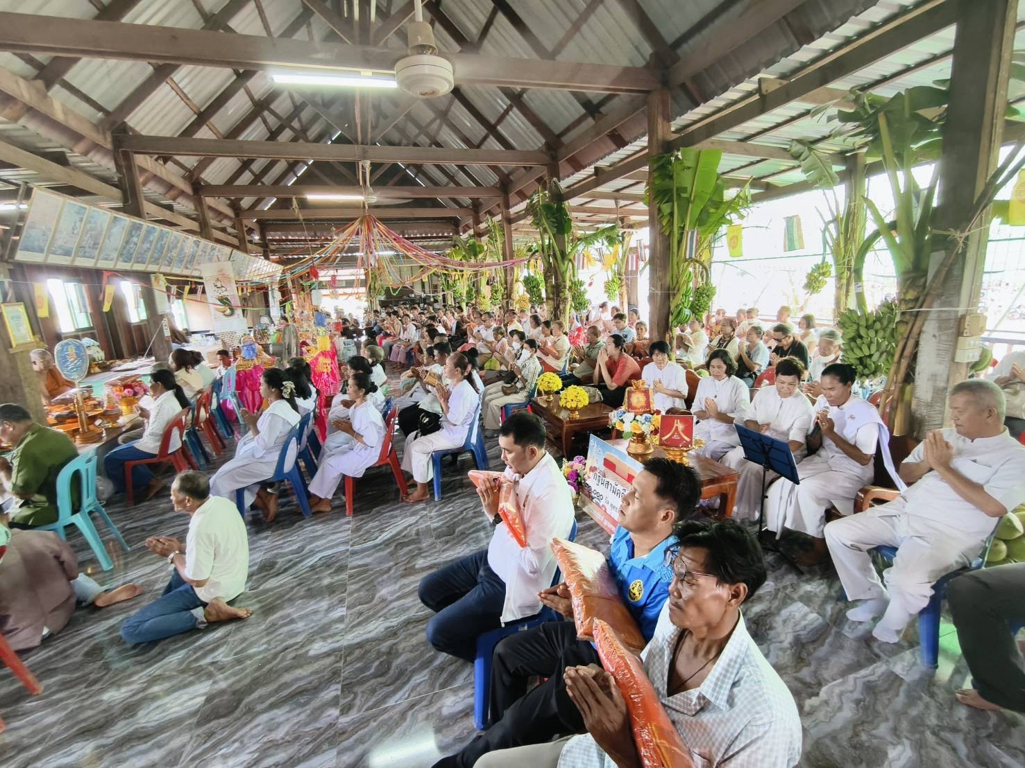 ภาพร่วมพิธีกรรมวัดสวนอุดม