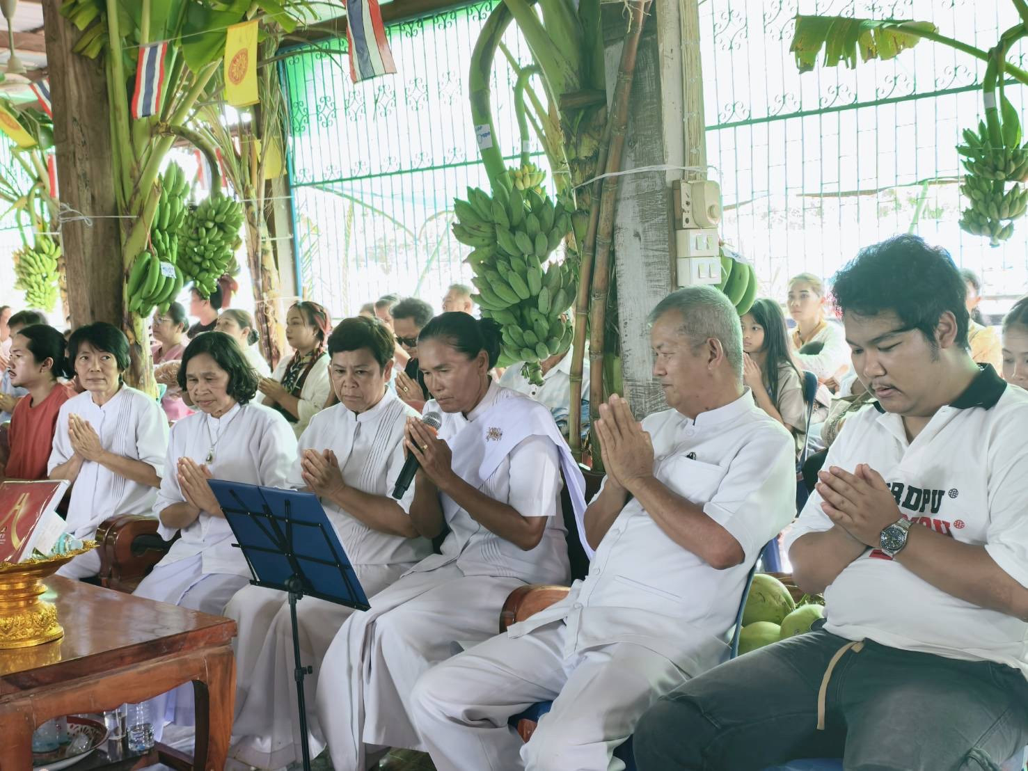 ภาพร่วมพิธีกรรมวัดสวนอุดม