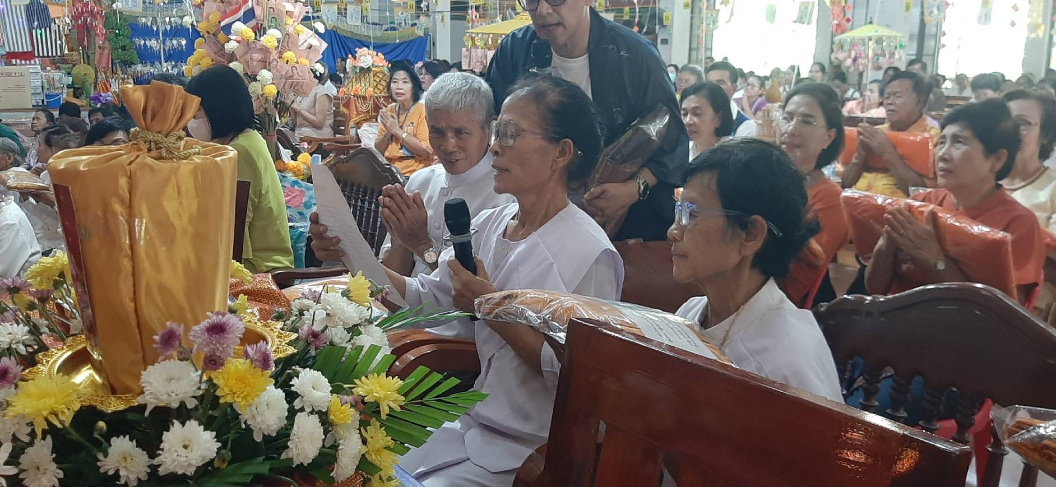 ภาพร่วมพิธีกรรมวัดวังจำปี