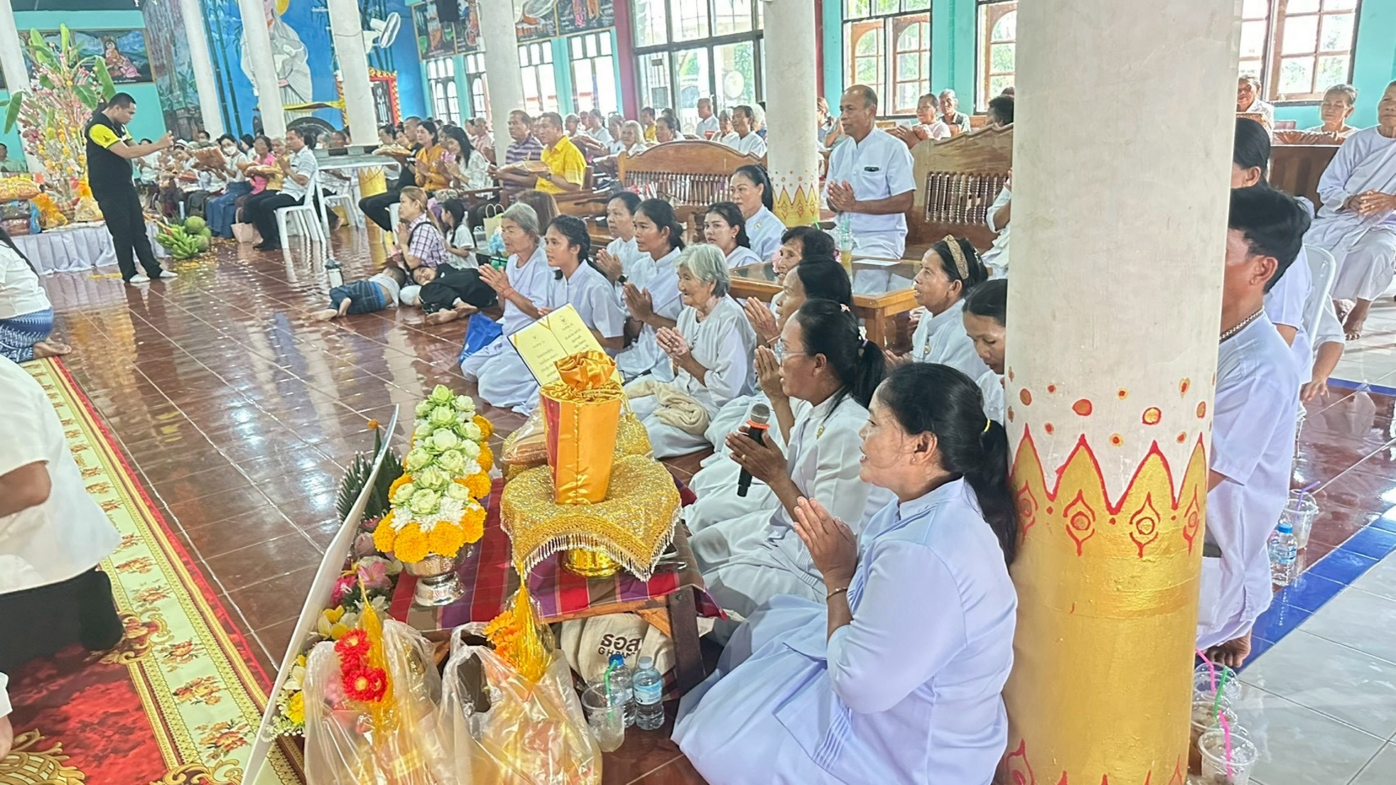 ภาพกล่าวคำถวายกฐินวัดทัพเซียม