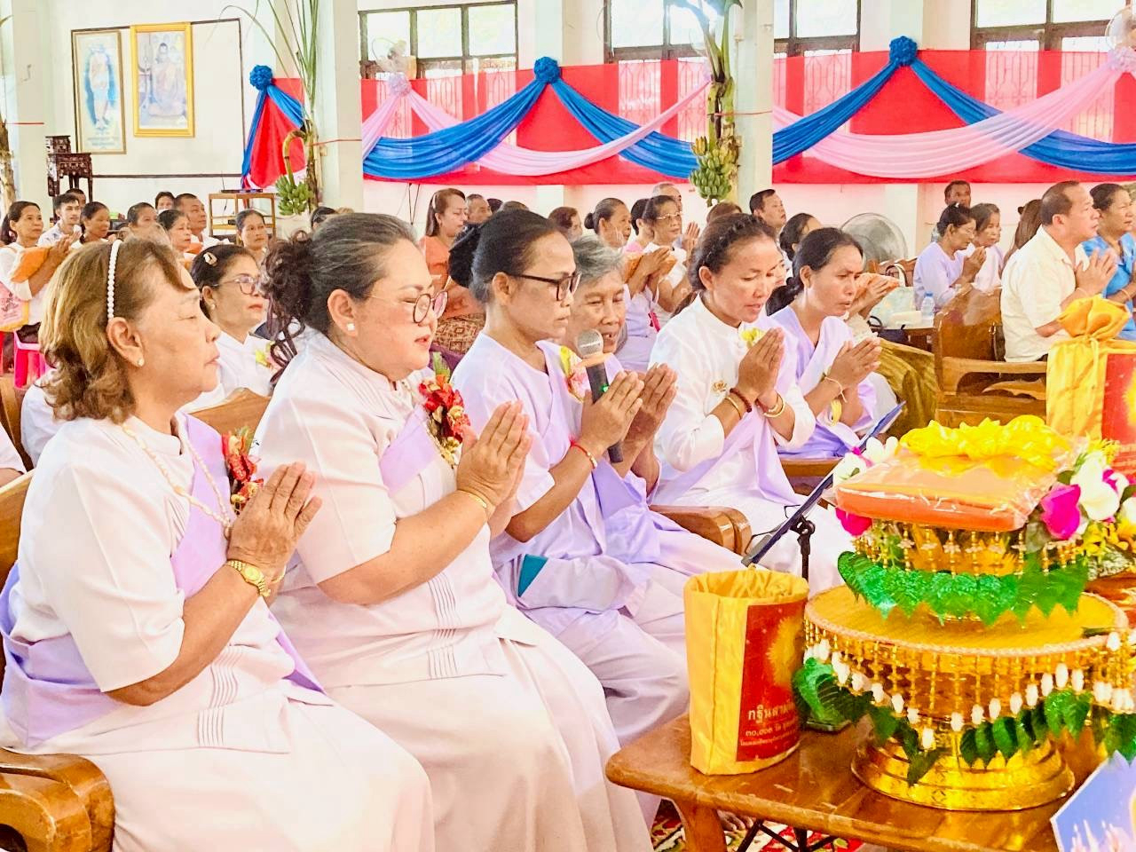 ภาพกล่าวคำถวายกฐินวัดแซร์ออ