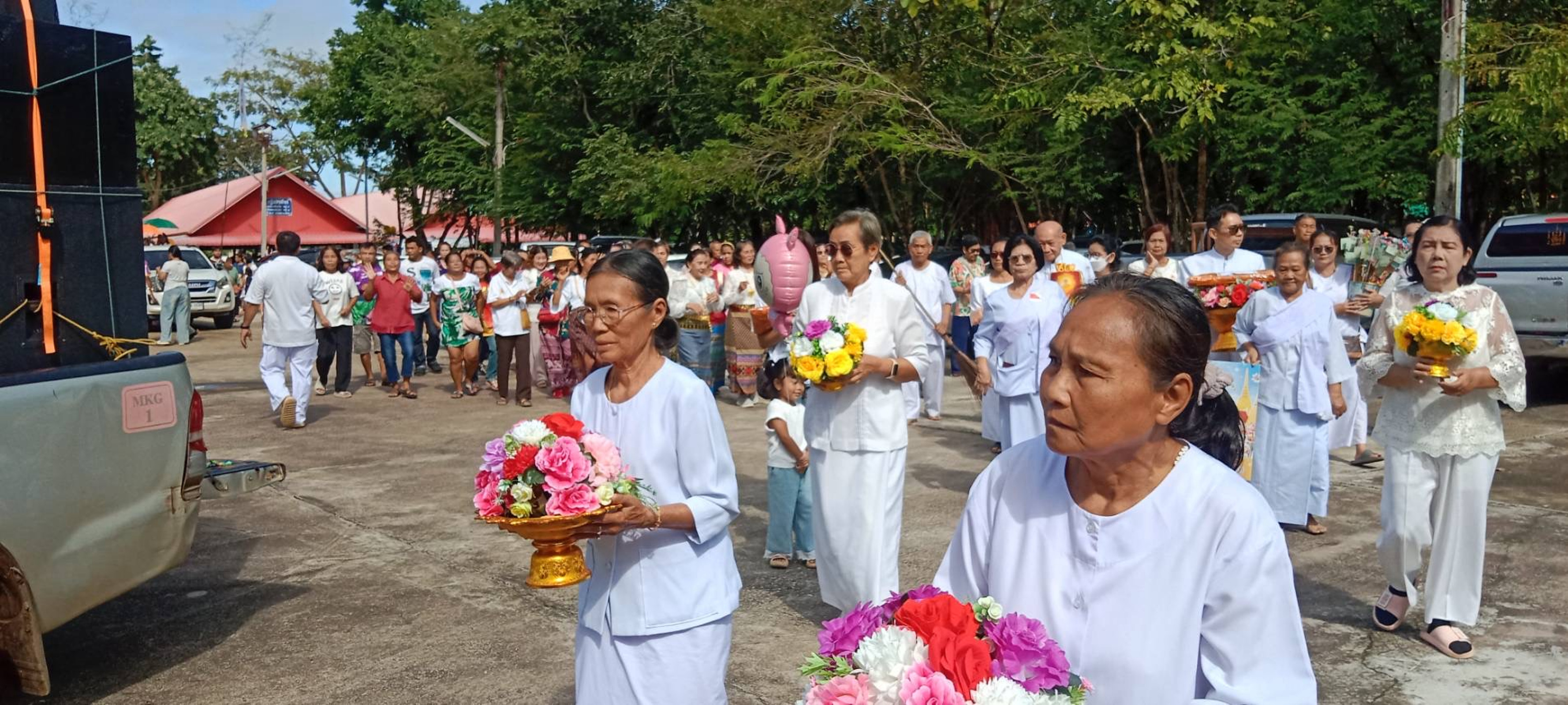 ภาพร่วมพิธีกรรมวัดหนองเทา