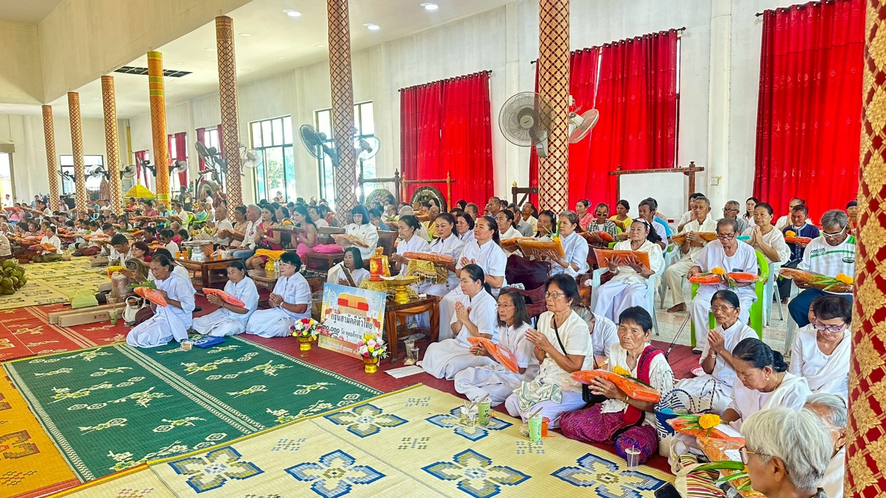 ภาพร่วมพิธีกรรมวัดสามัคคีสันติธรรม
