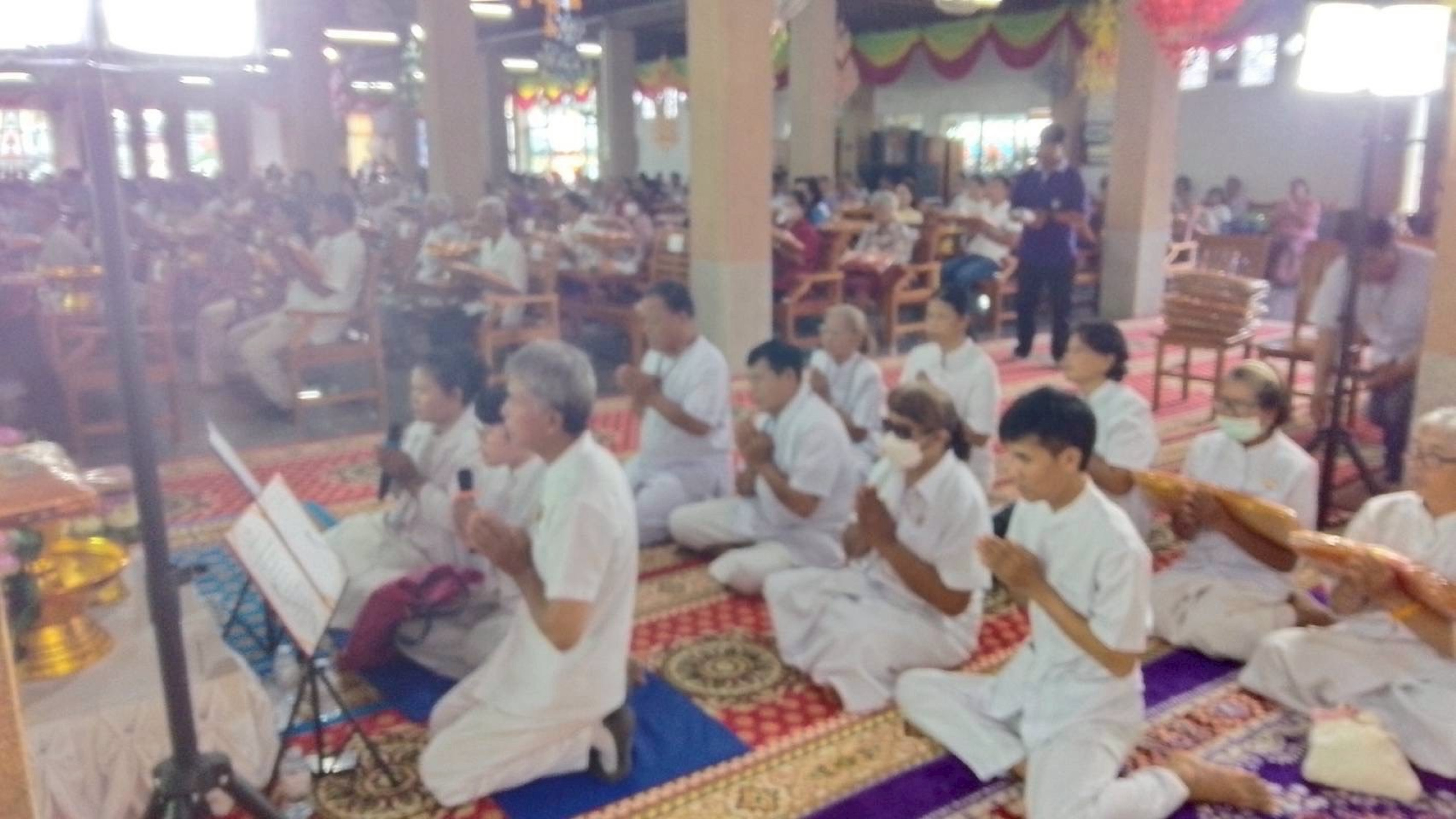 ภาพกล่าวคำถวายกฐินวัดวังสมบูรณ์