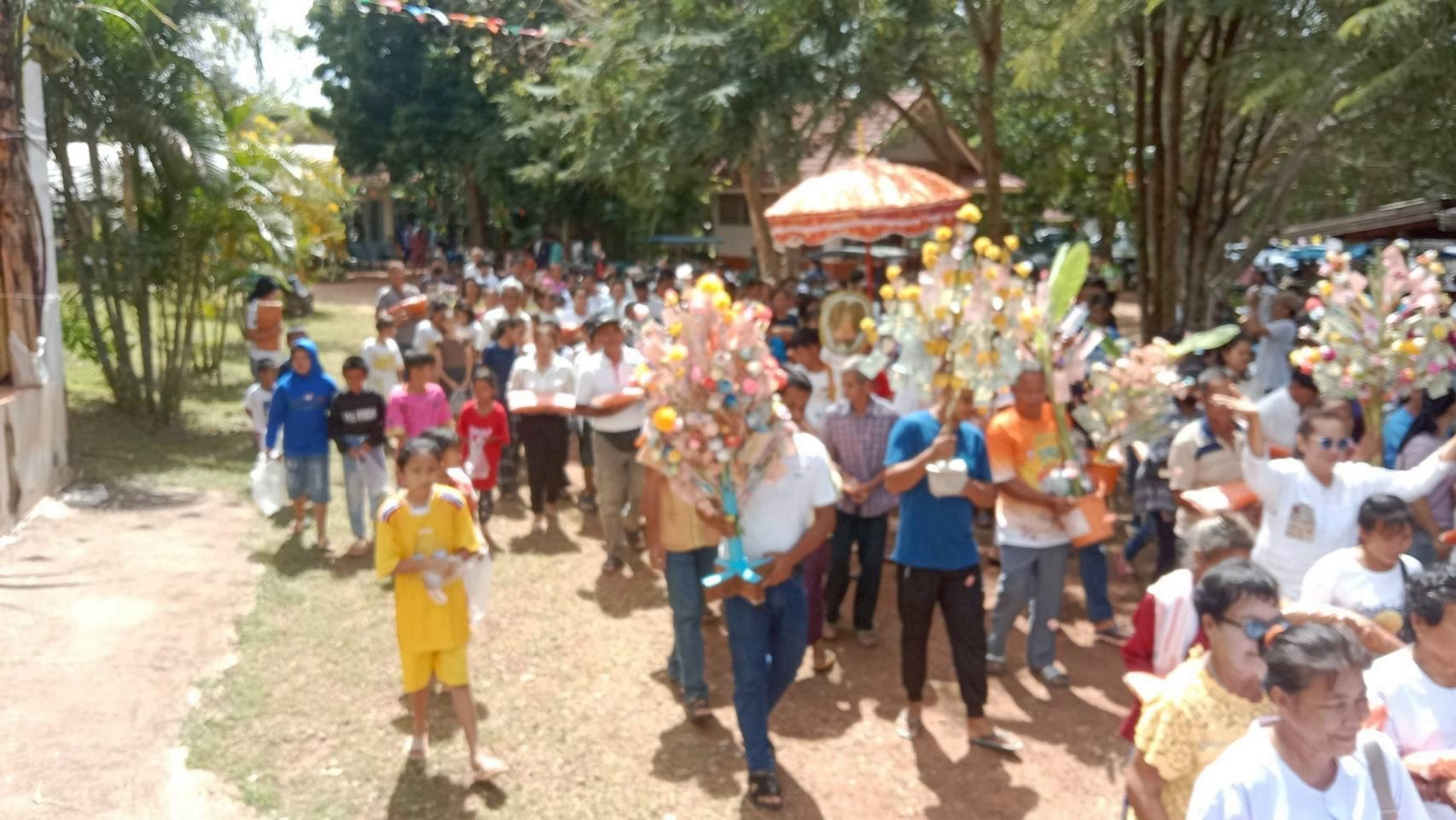 ภาพร่วมพิธีกรรมวัดหนองผักหนาม