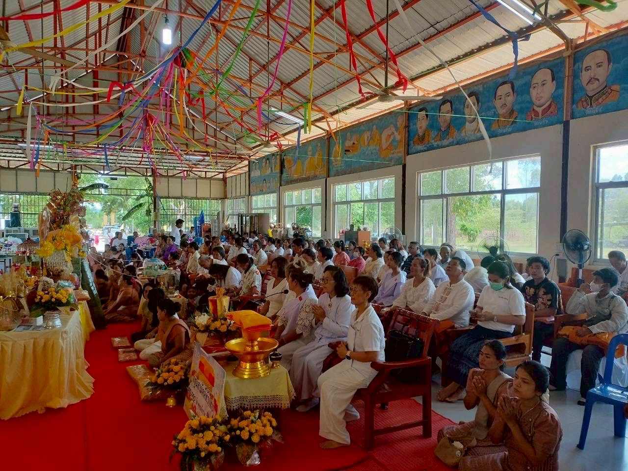 ภาพร่วมพิธีกรรมวัดแน่นดีสันติธรรม