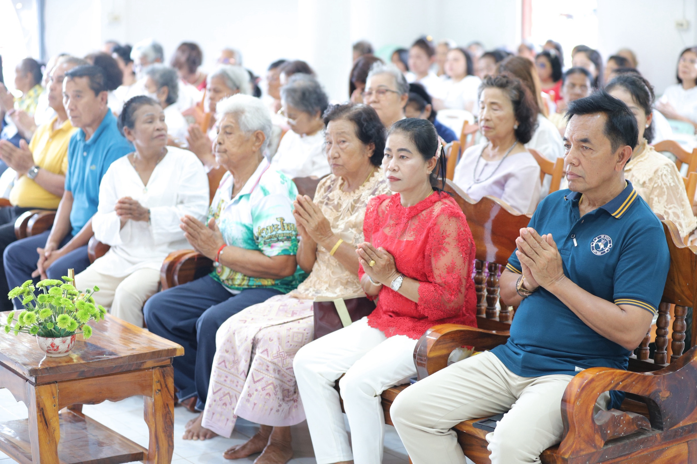 ภาพร่วมพิธีกรรมวัดประเดิม