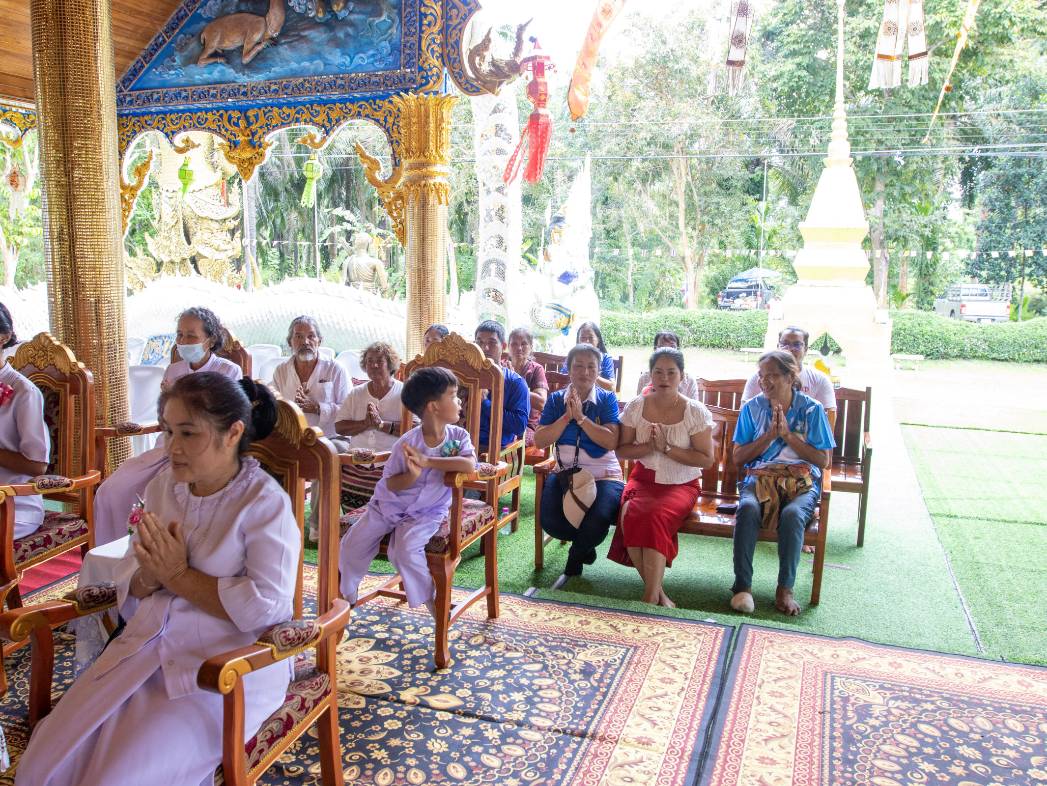 ภาพร่วมพิธีกรรมวัดยางฆ้อ