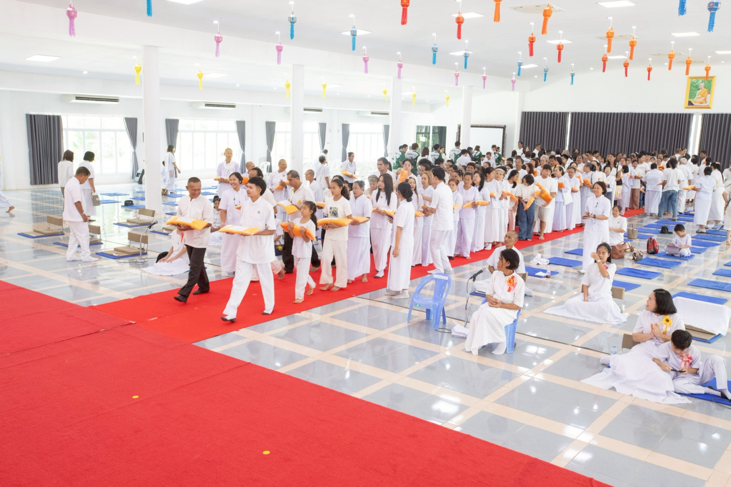 ภาพร่วมพิธีกรรมธุดงคสถานชุมพร