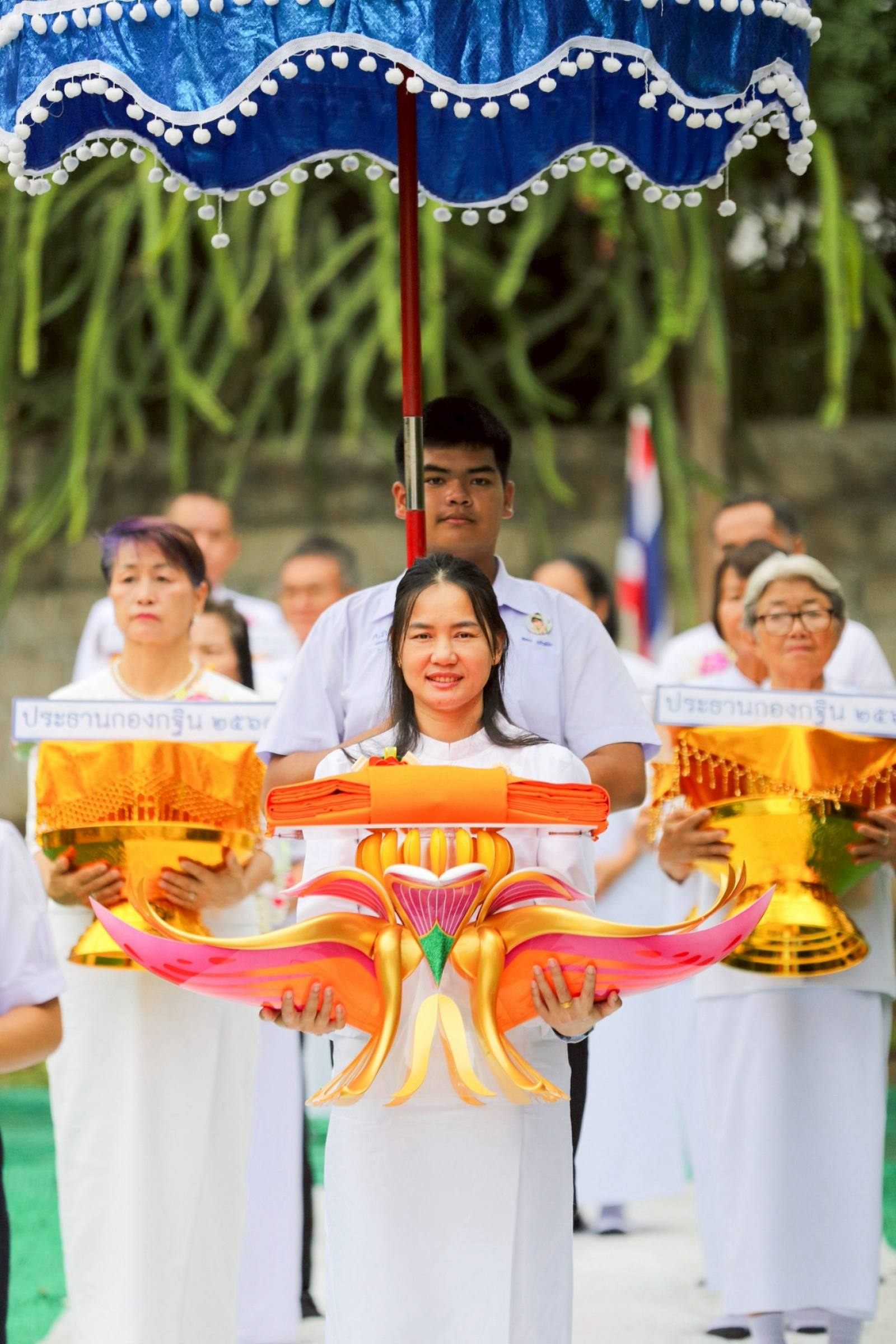 ภาพร่วมขบวนกฐินศูนย์ปฏิบัติธรรมชุมพร