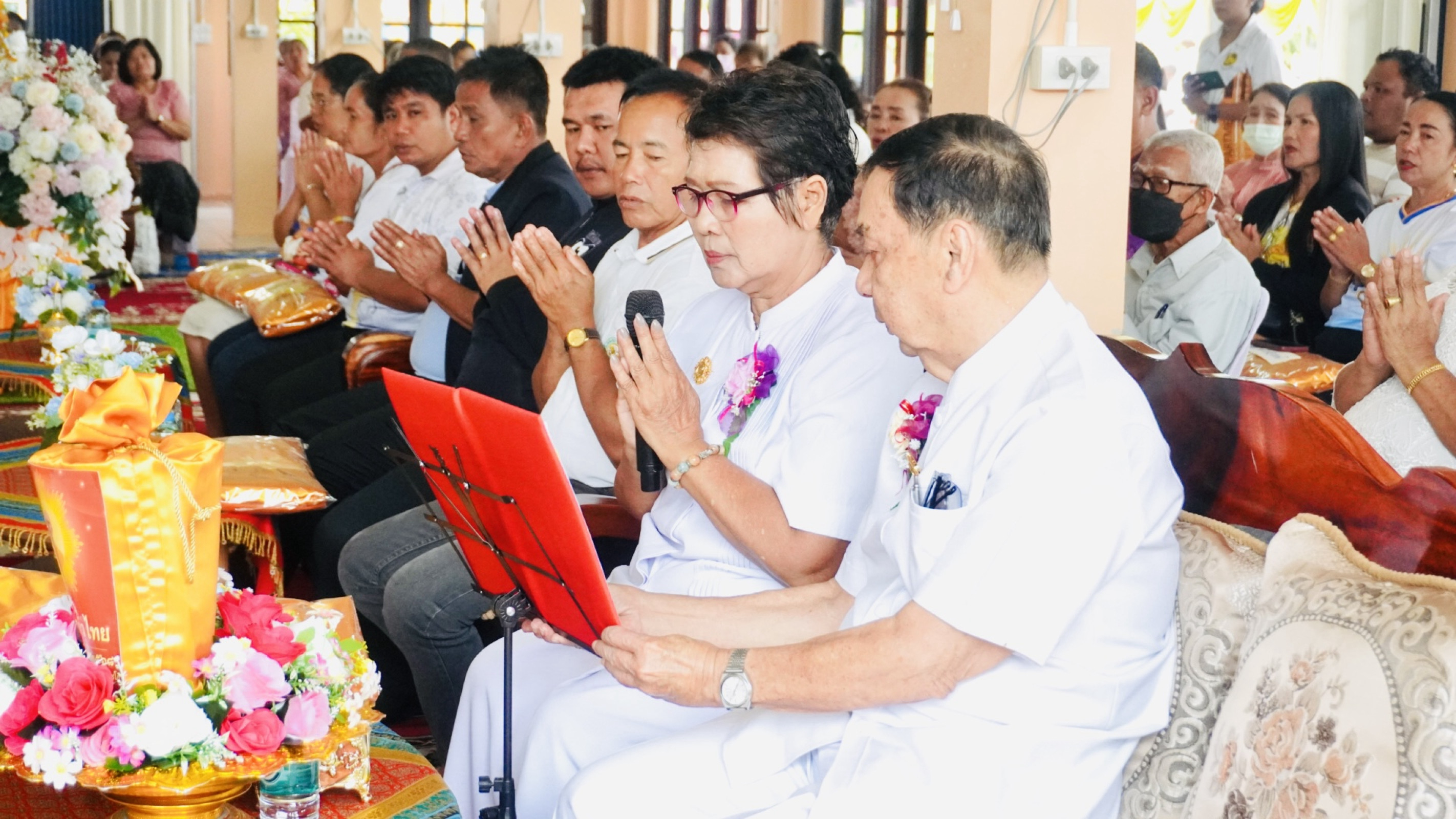 ภาพกล่าวคำถวายกฐินวัดไทถาวร