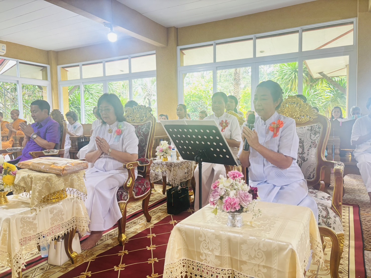 ภาพกล่าวคำถวายกฐินวัดสุวรรณธาราราม