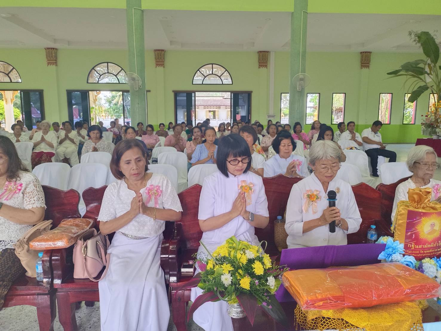 ภาพกล่าวคำถวายกฐินวัดมาบอำมฤต