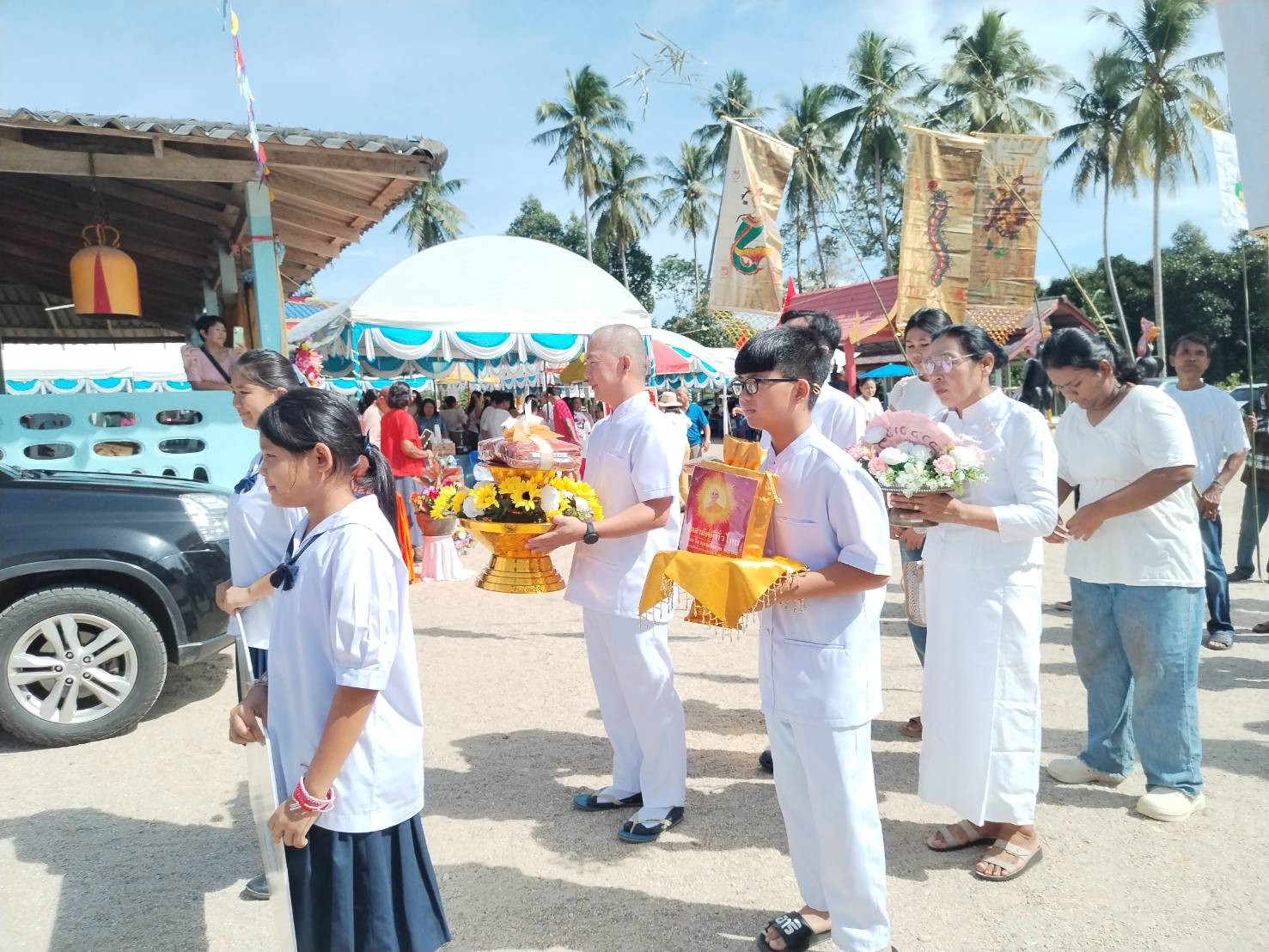 ภาพร่วมพิธีกรรมวัดประดู่นันธาราม