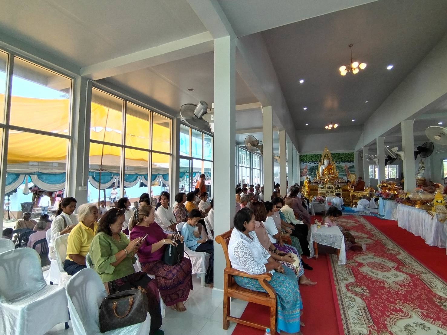 ภาพร่วมพิธีกรรมวัดประดู่นันธาราม