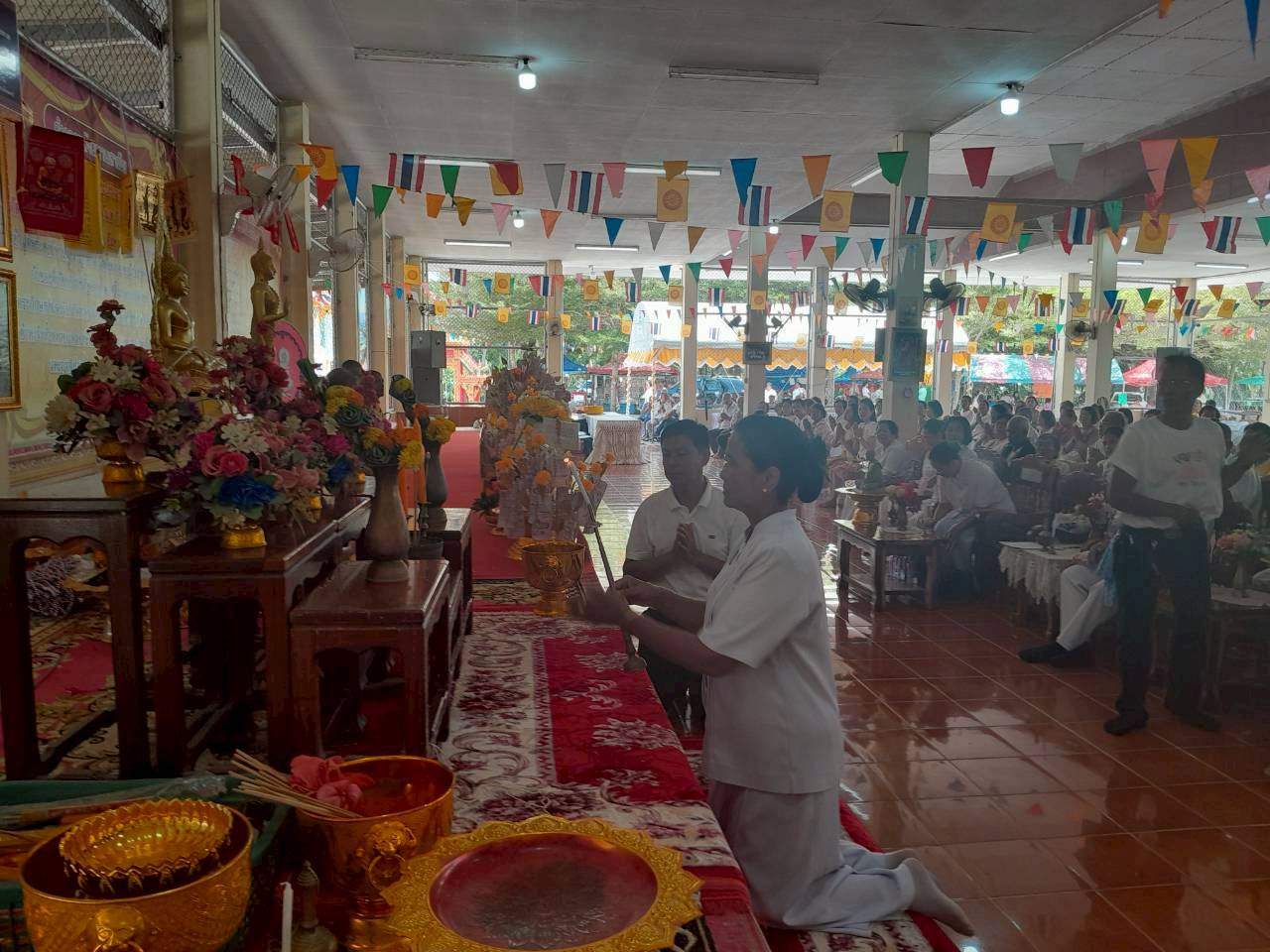 ภาพร่วมพิธีกรรมวัดห้วยโก