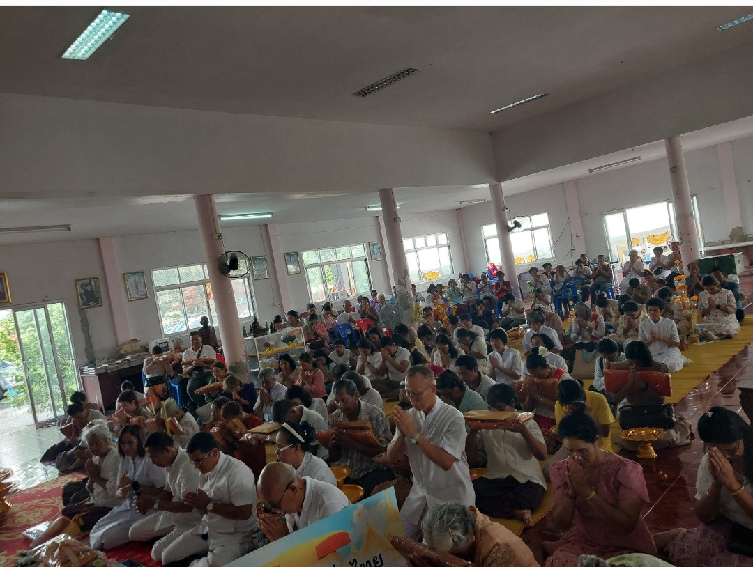 ภาพร่วมพิธีกรรมวัดป่าหวาย