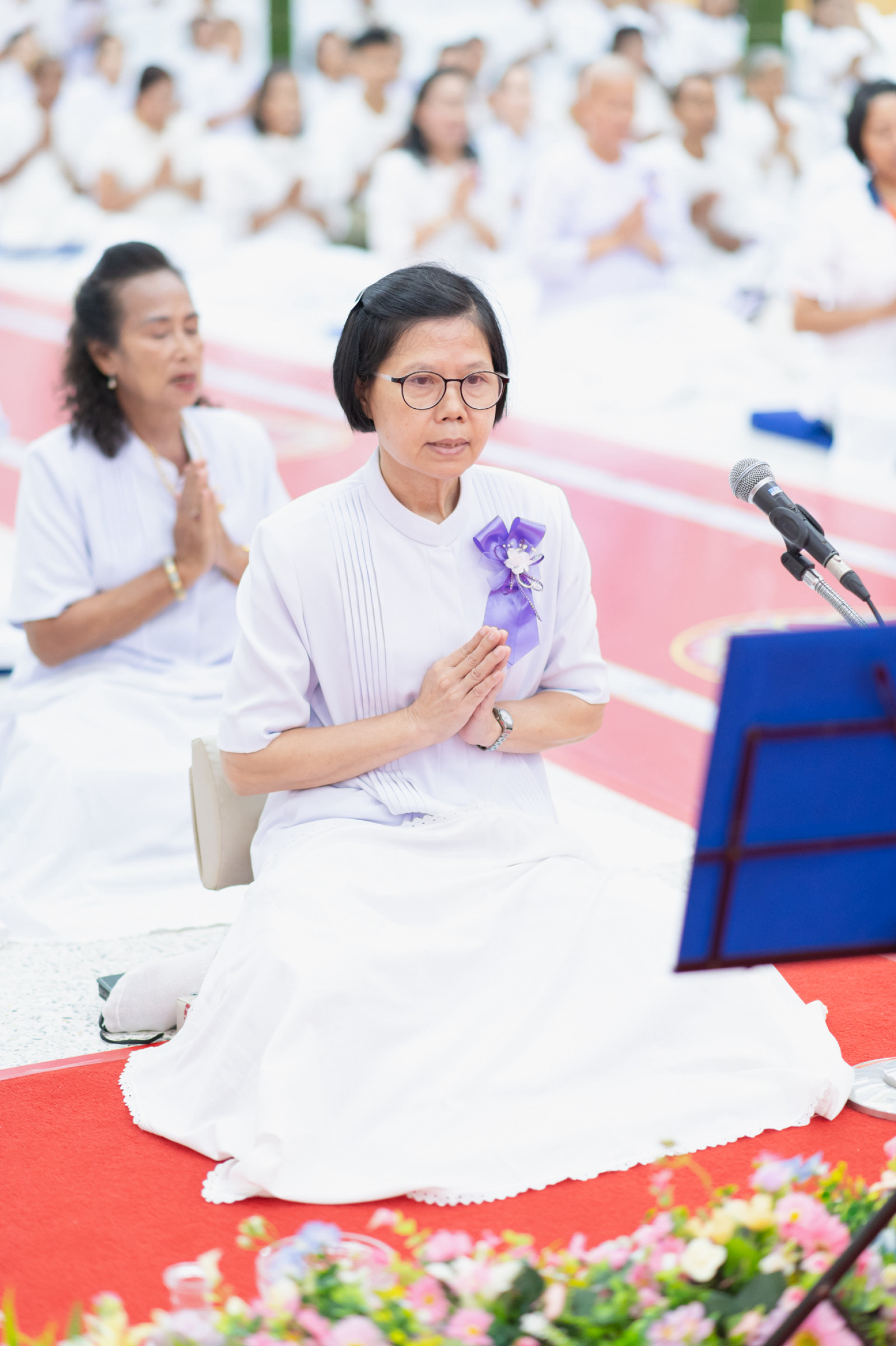 ภาพกล่าวคำถวายกฐินธุดงคสถานนครธรรม