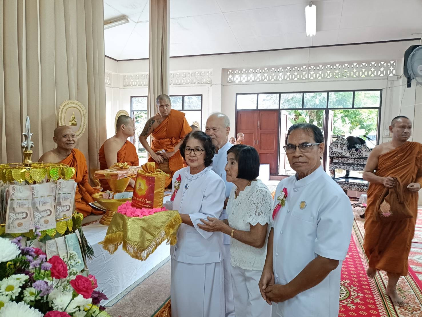 ภาพร่วมพิธีกรรมวัดโฆสิตาราม