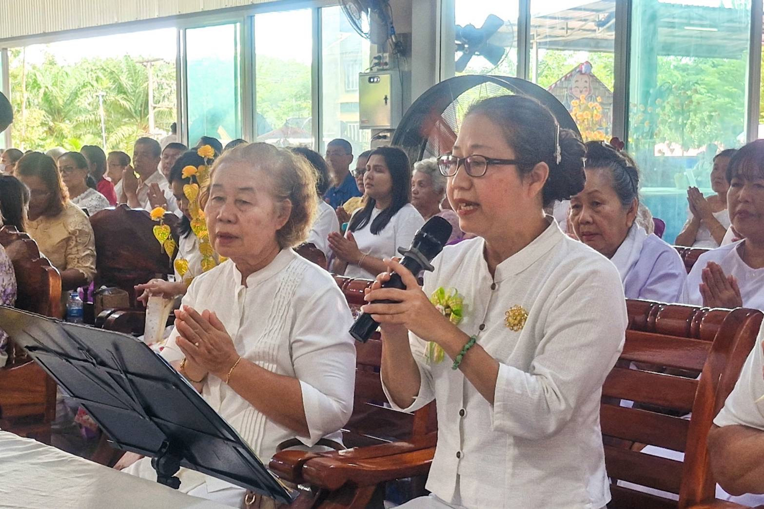 ภาพกล่าวคำถวายกฐินวัดศรัทธาราม