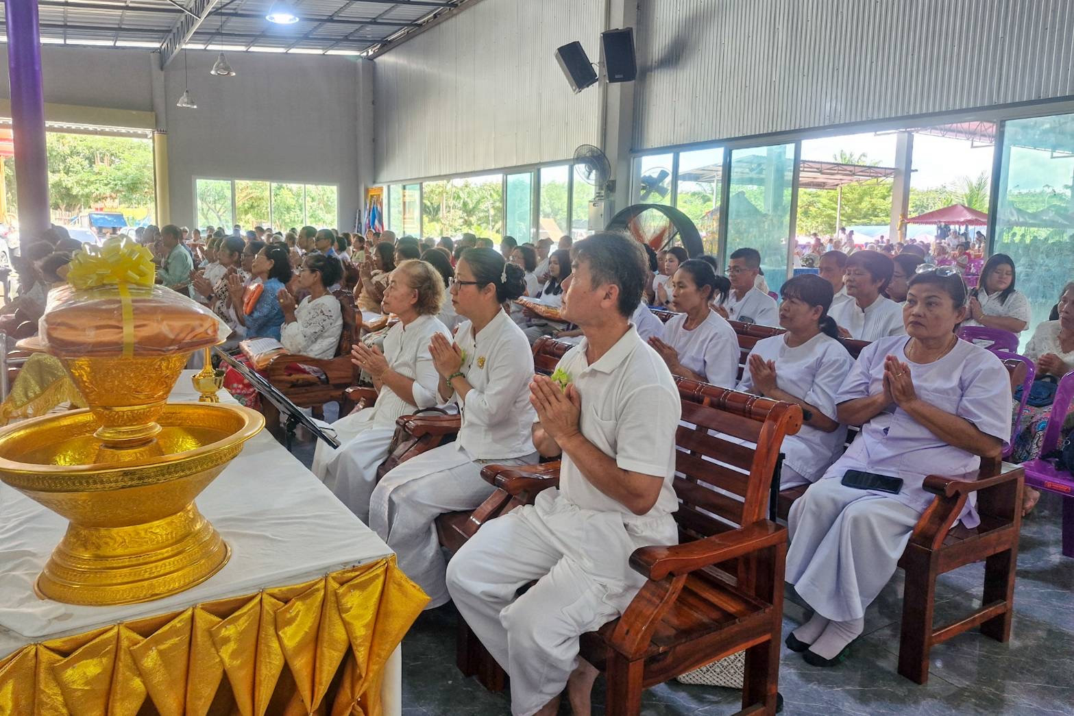 ภาพร่วมพิธีกรรมวัดศรัทธาราม