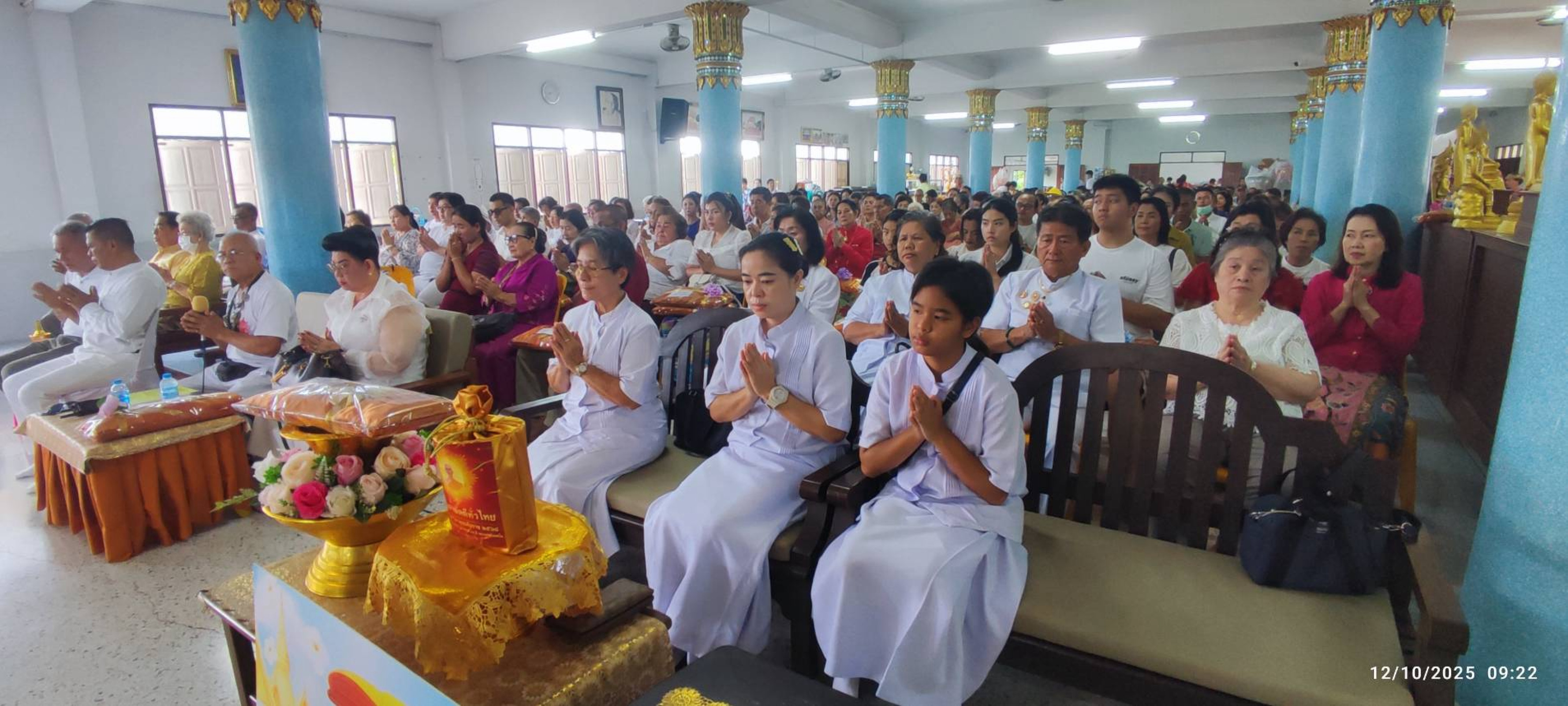 ภาพร่วมพิธีกรรมวัดสะปำธรรมาราม