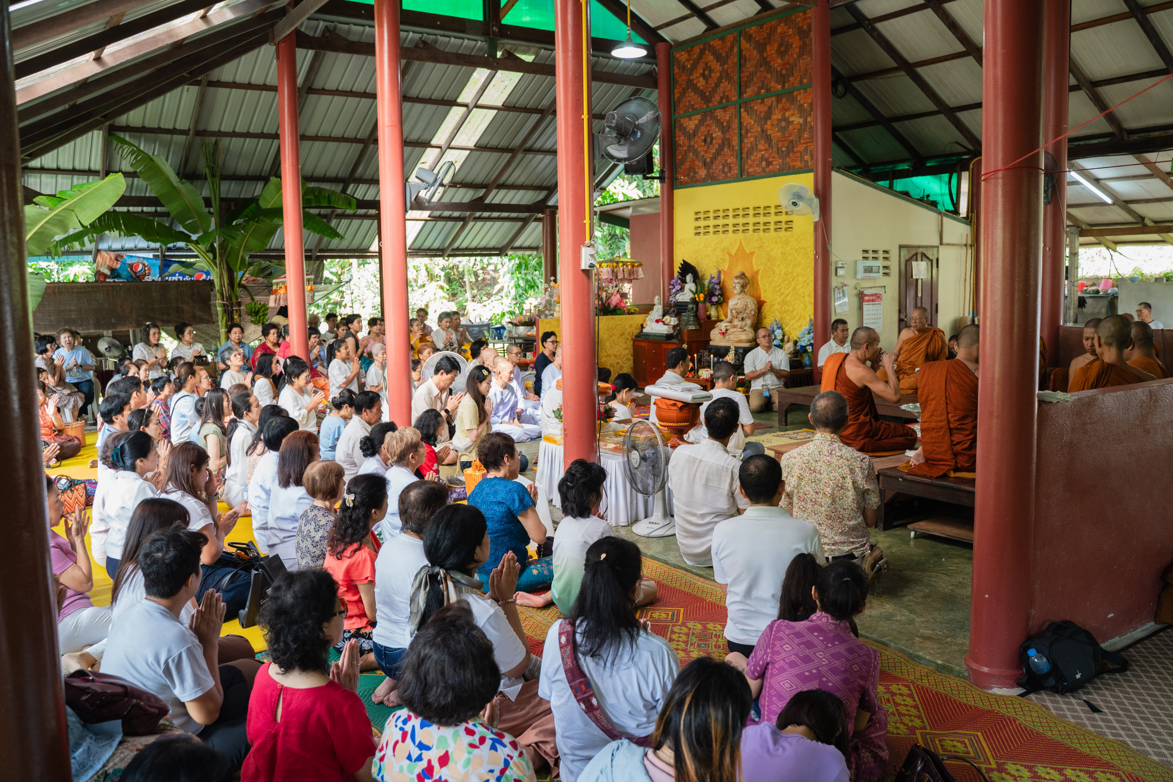 ภาพร่วมพิธีกรรมวัดป่าบางขนุน