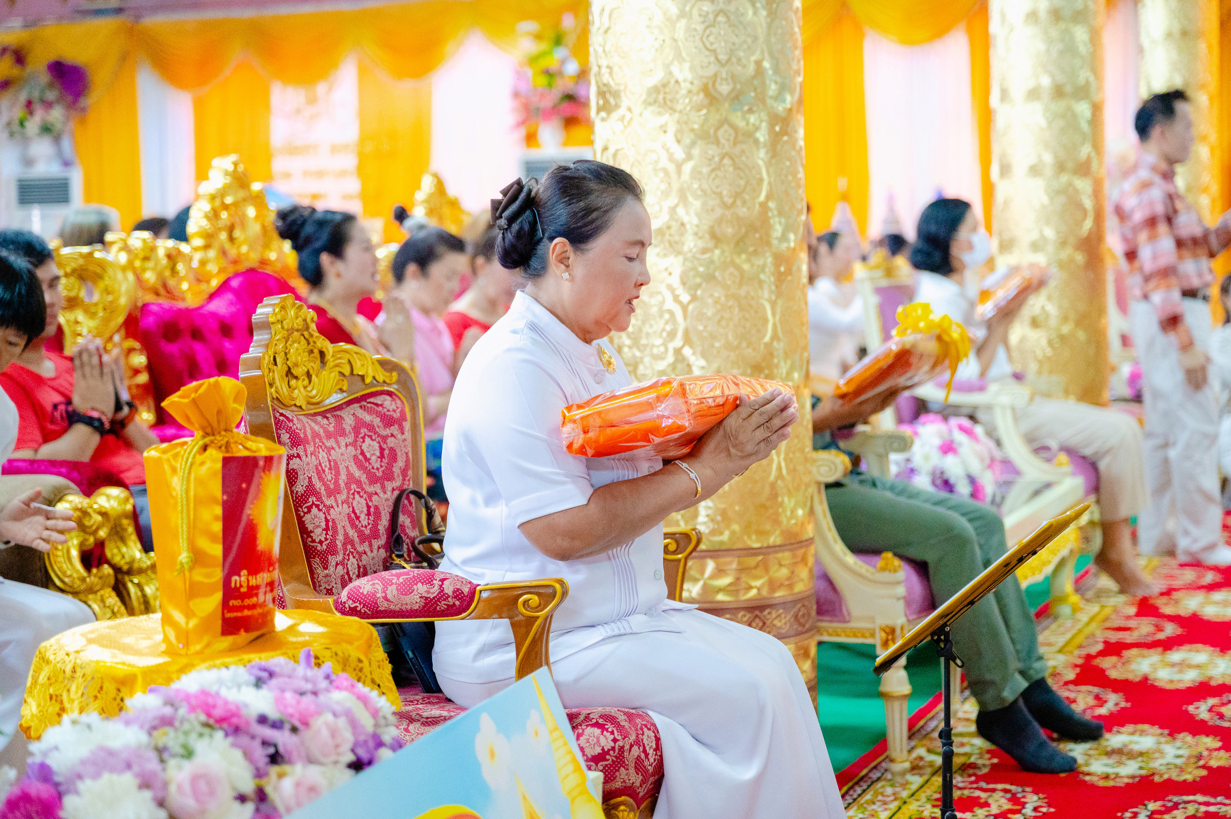 ภาพร่วมพิธีกรรมวัดศรีสุนทร