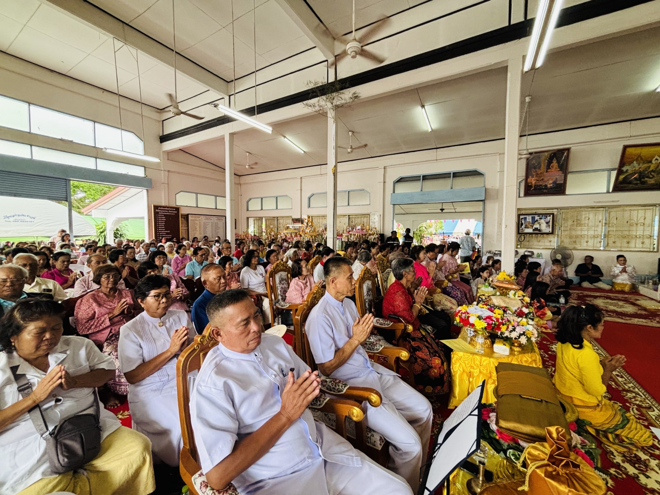 ภาพร่วมพิธีกรรมวัดโสภณวนาราม